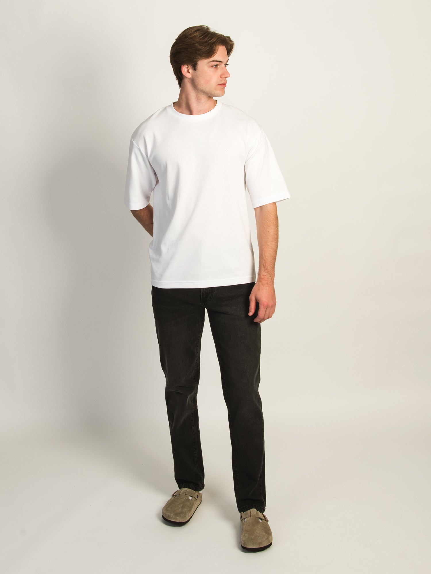 TAINTED SLIM FIT DENIM - BLACK WASH - Image 2