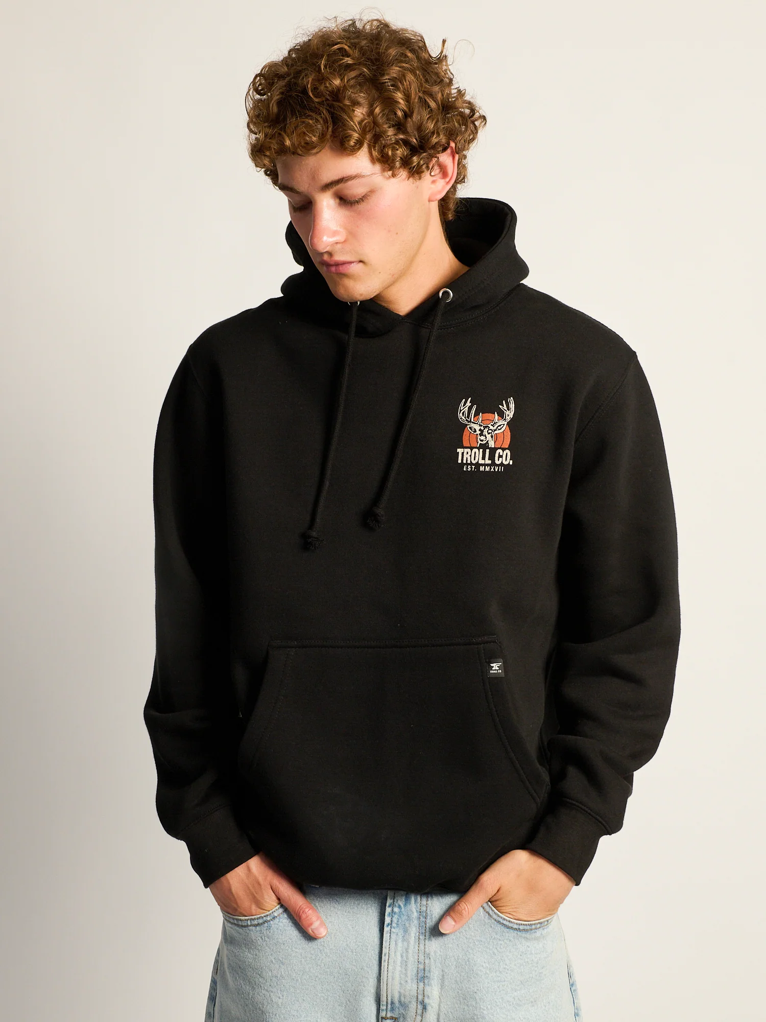 TROLL CO. BUCK OFF PULLOVER HOODIE - Image 3