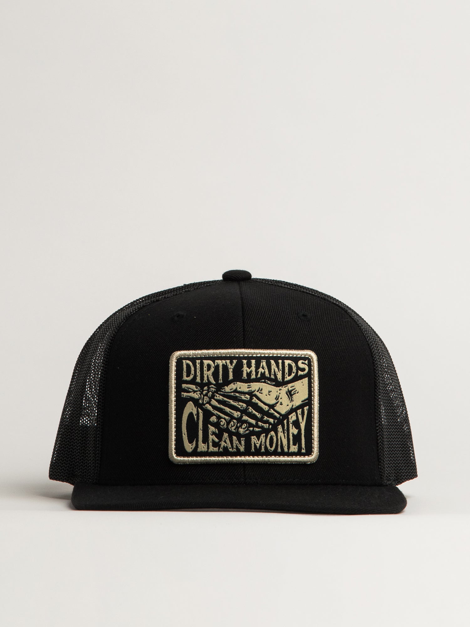 TROLL CO. HAGGLER BOX PATCH FLAT BRIM TRUCKER - Image 2