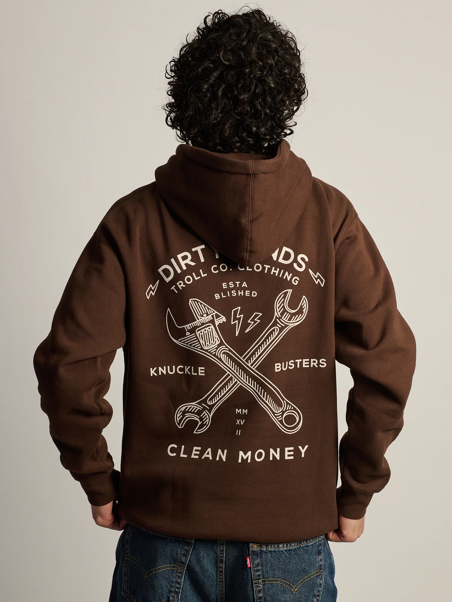 TROLL CO. TWISTING WRENCHES PULLOVER HOODIE