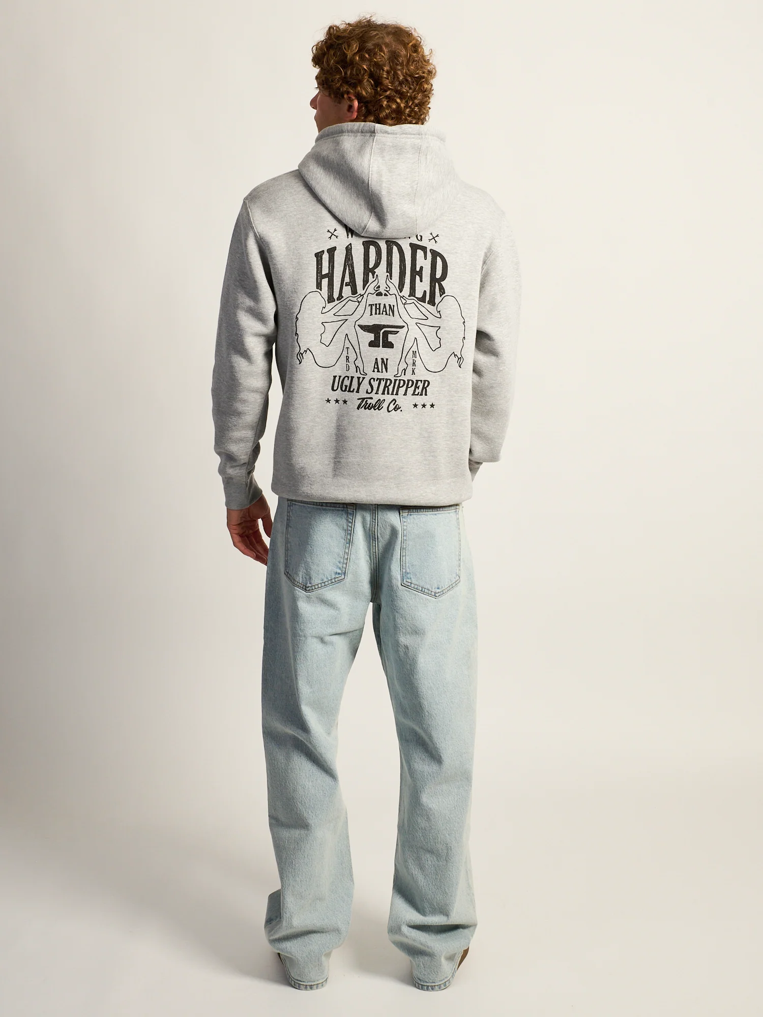 TROLL CO. WORKING HARDER PULLOVER HOODIE - Image 2