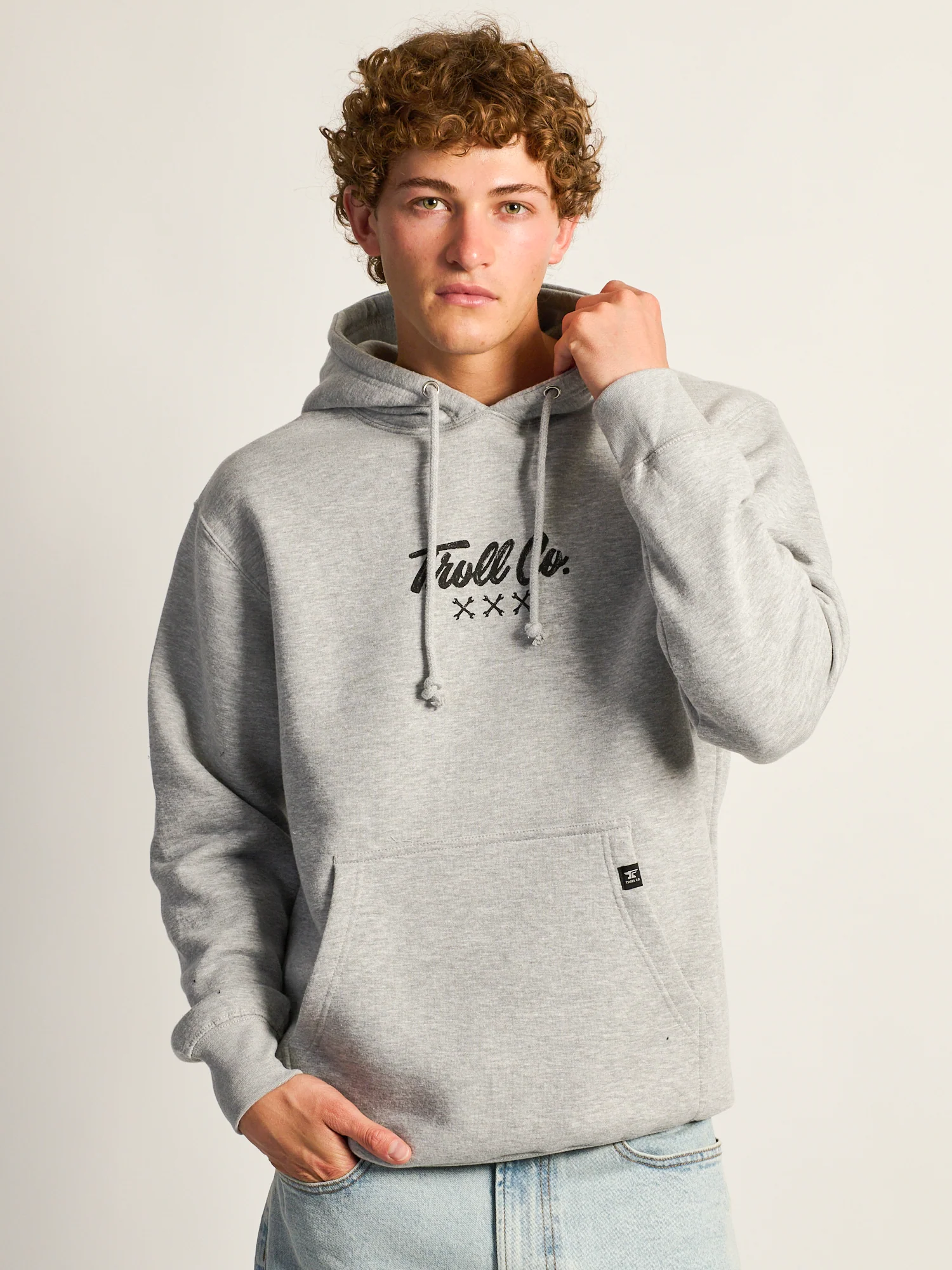 TROLL CO. WORKING HARDER PULLOVER HOODIE - Image 3