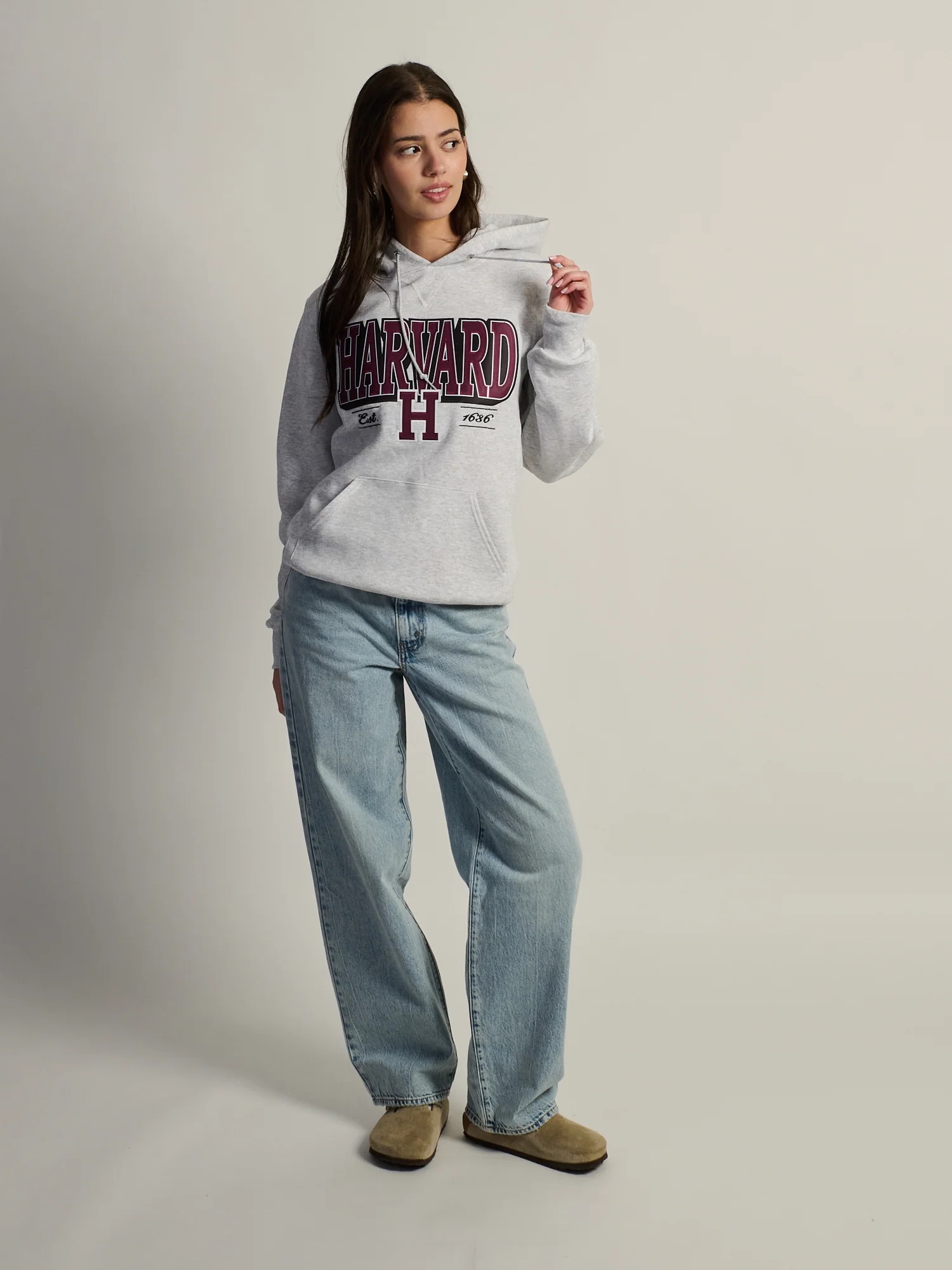NCAA HARVARD PULLOVER HOODIE - Image 8