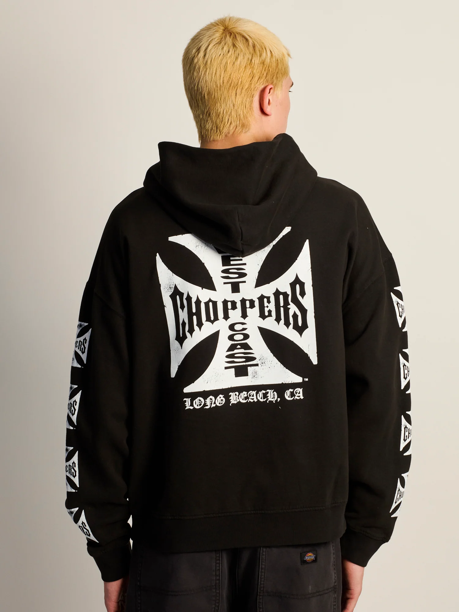 WEST COAST CHOPPERS CROSS RELAXED PULLOVER HOODIE