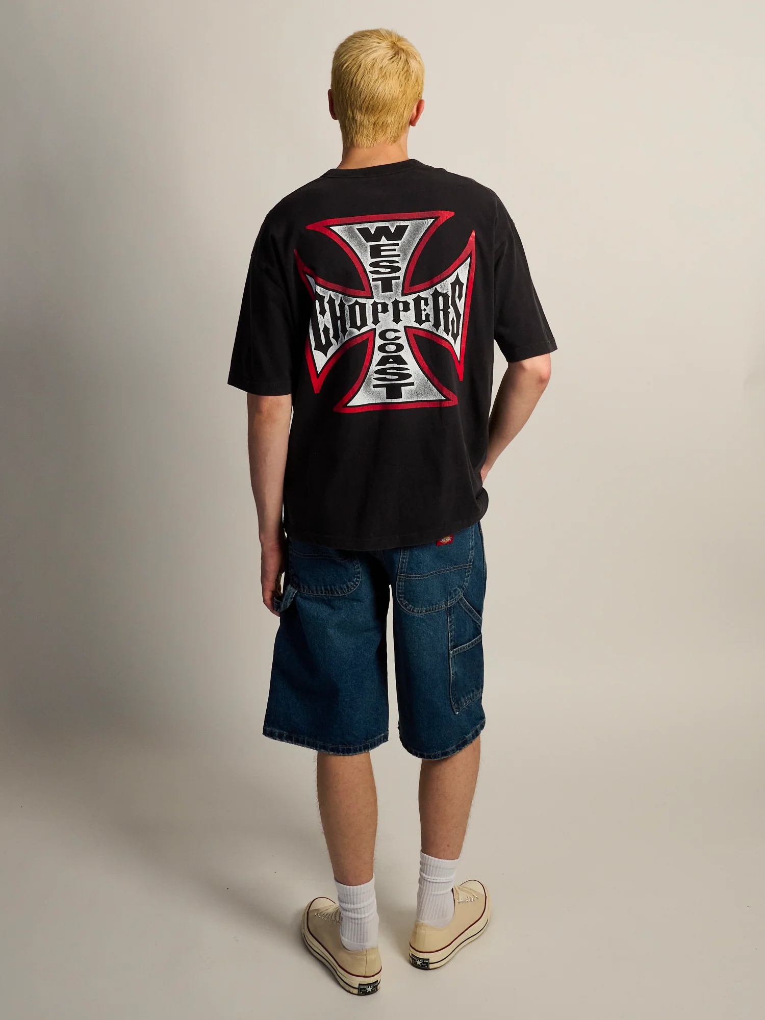 WEST COAST CHOPPERS VINTAGE FOOTBALL T-SHIRT - Image 4