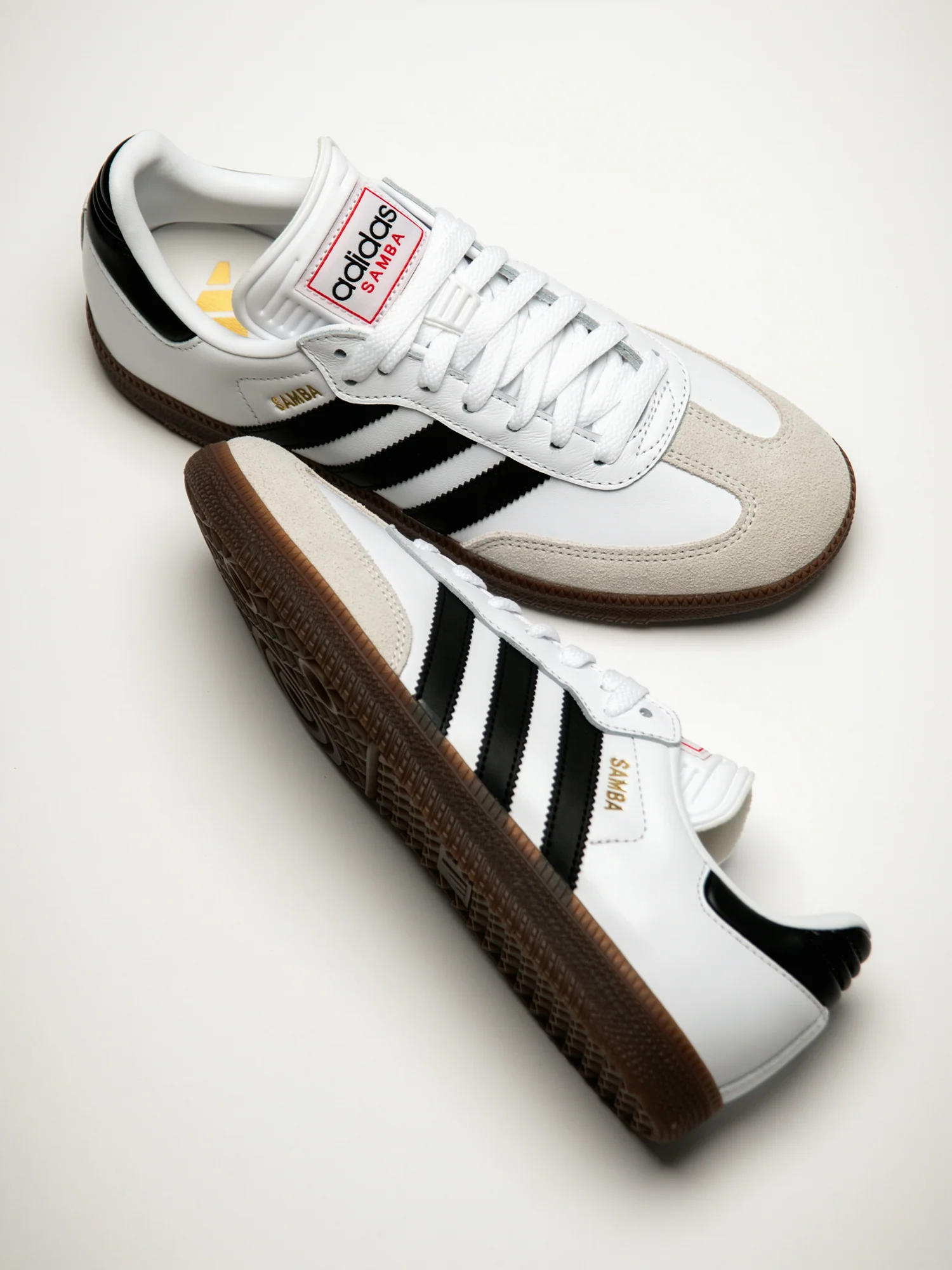 WOMENS ADIDAS SAMBA - WHITE - Image 8