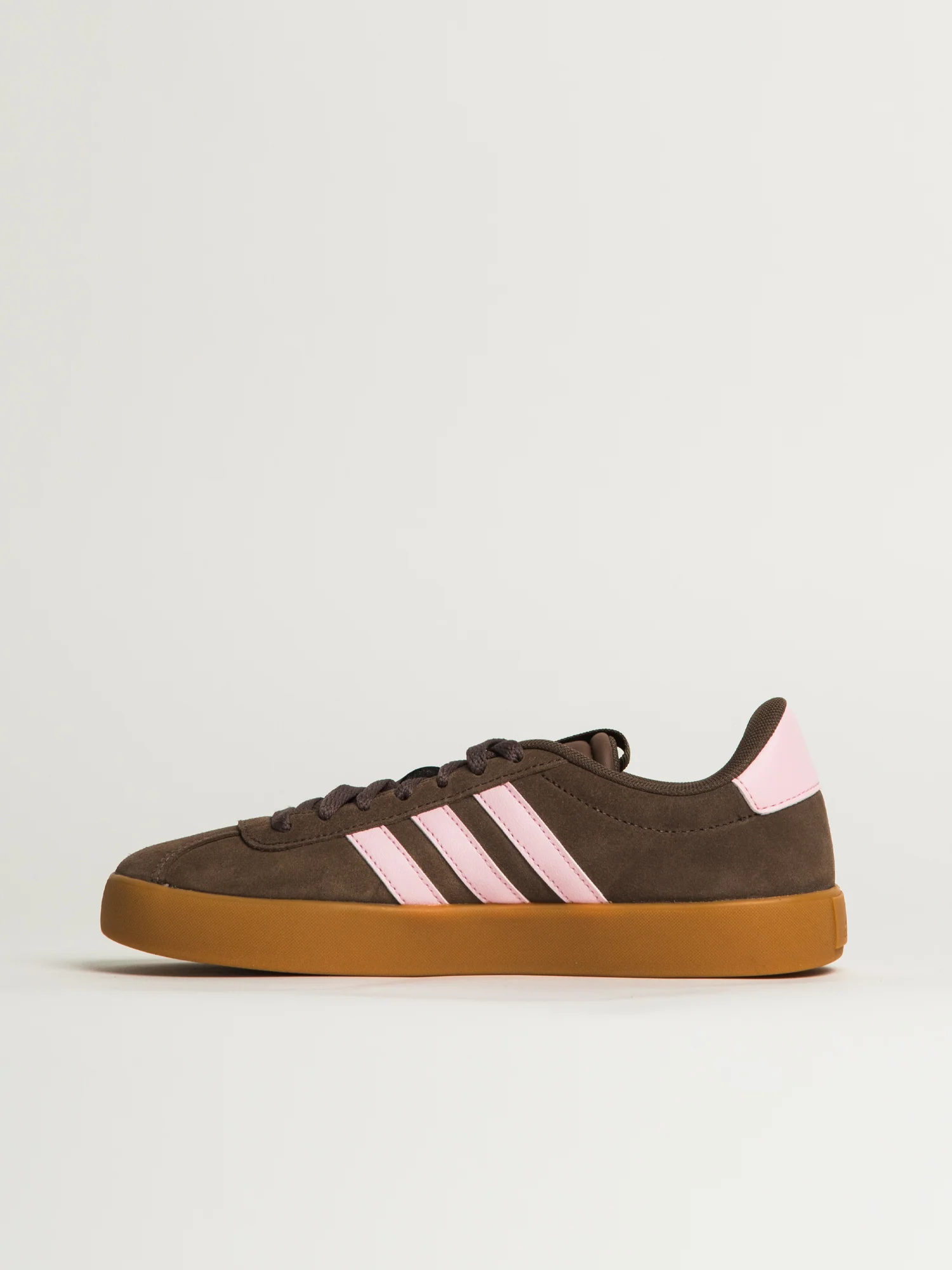 WOMENS ADIDAS VL COURT 3.0 - BROWN/PINK - Image 3