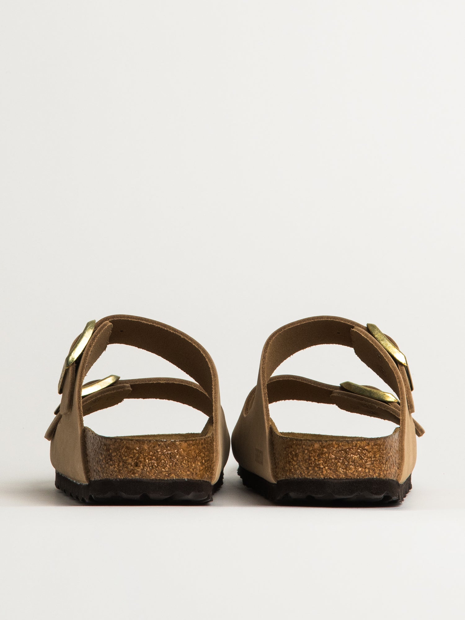 WOMENS BIRKENSTOCK ARIZONA SOFT FOOTBED NUBUCK SANDALS - MEDIUM/NARROW - SAND - Image 5
