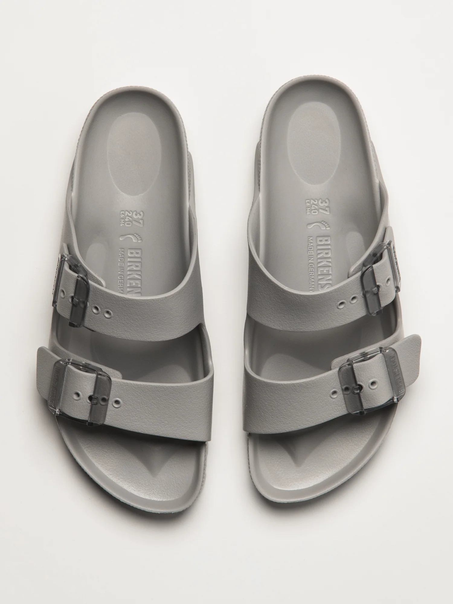 WOMENS BIRKENSTOCK ARIZONA STEALTH EVA SANDALS - MEDIUM/NARROW - STONE COIN - Image 4