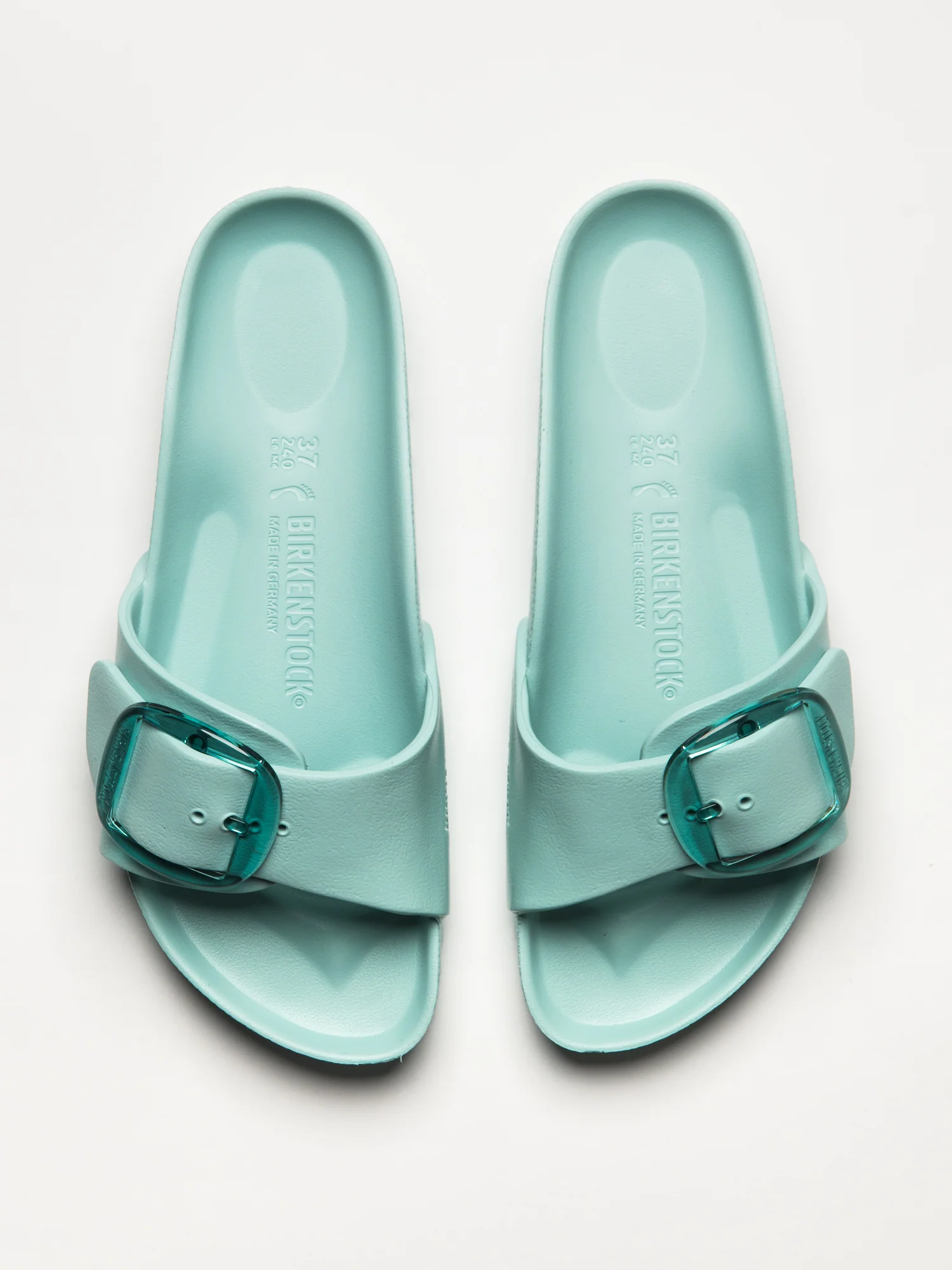 WOMENS BIRKENSTOCK MADRID BIG BUCKLE EVA SANDALS - MEDIUM/NARROW - AQUA - Image 4