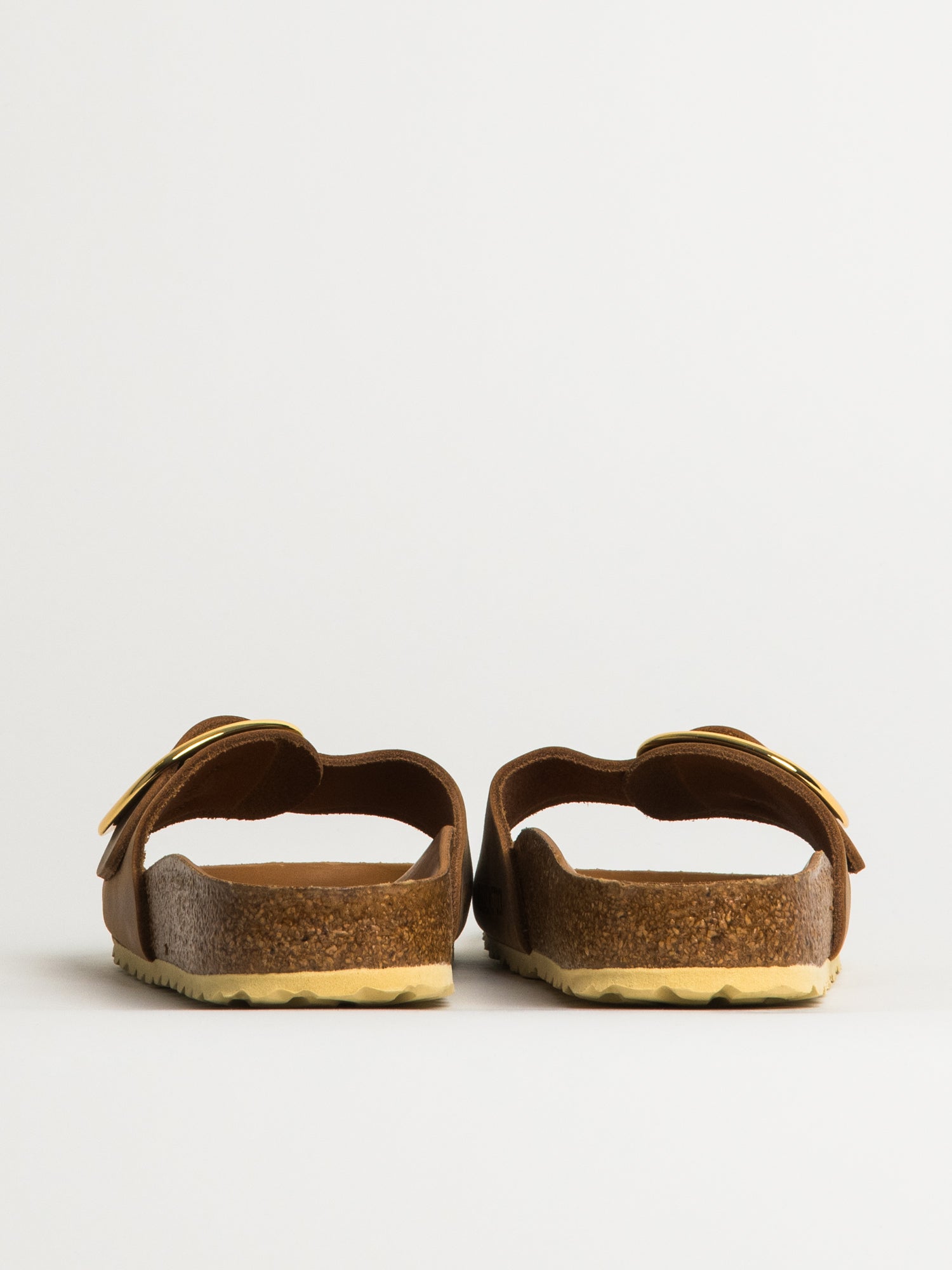 WOMENS BIRKENSTOCK MADRID BIG BUCKLE OILED LEATHER SANDALS - MEDIUM/NARROW - COGNAC - Image 5