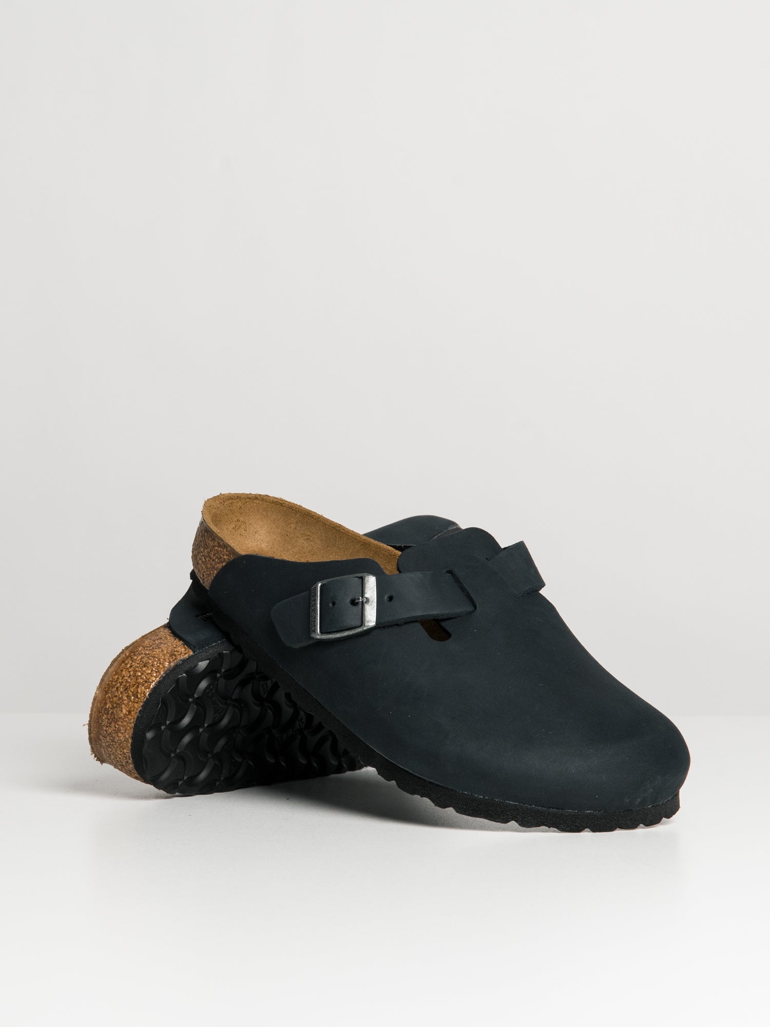 WOMENS BIRKENSTOCK BOSTON CLOG - REGULAR - BLACK - Image 2
