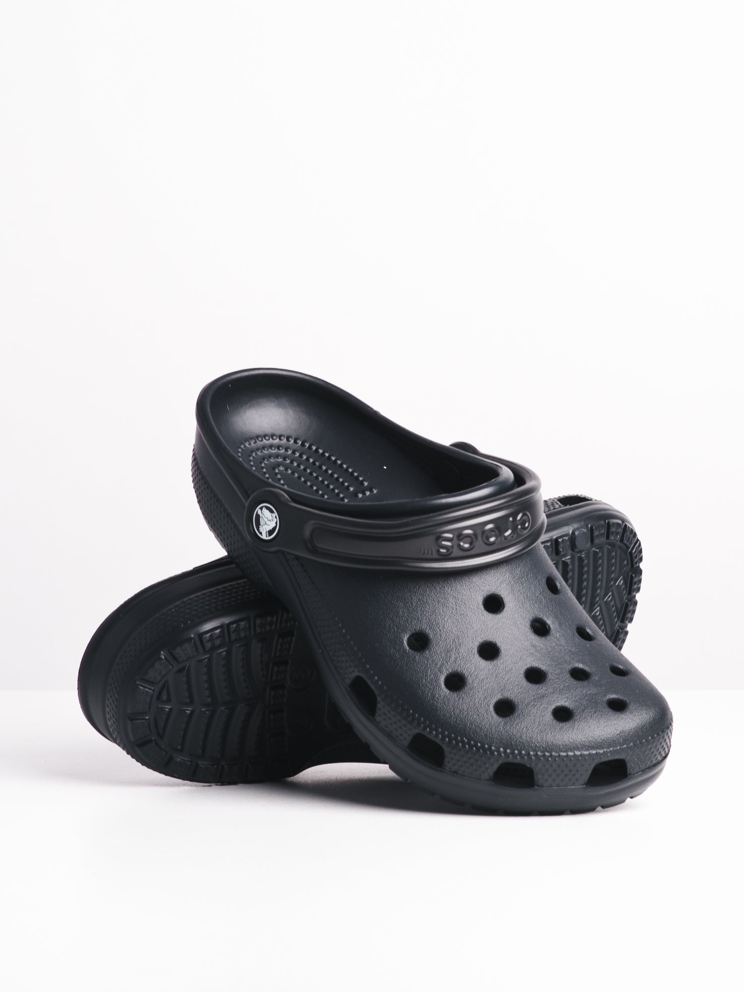WOMENS CROCS CLASSIC CLOGS - BLACK - Image 2