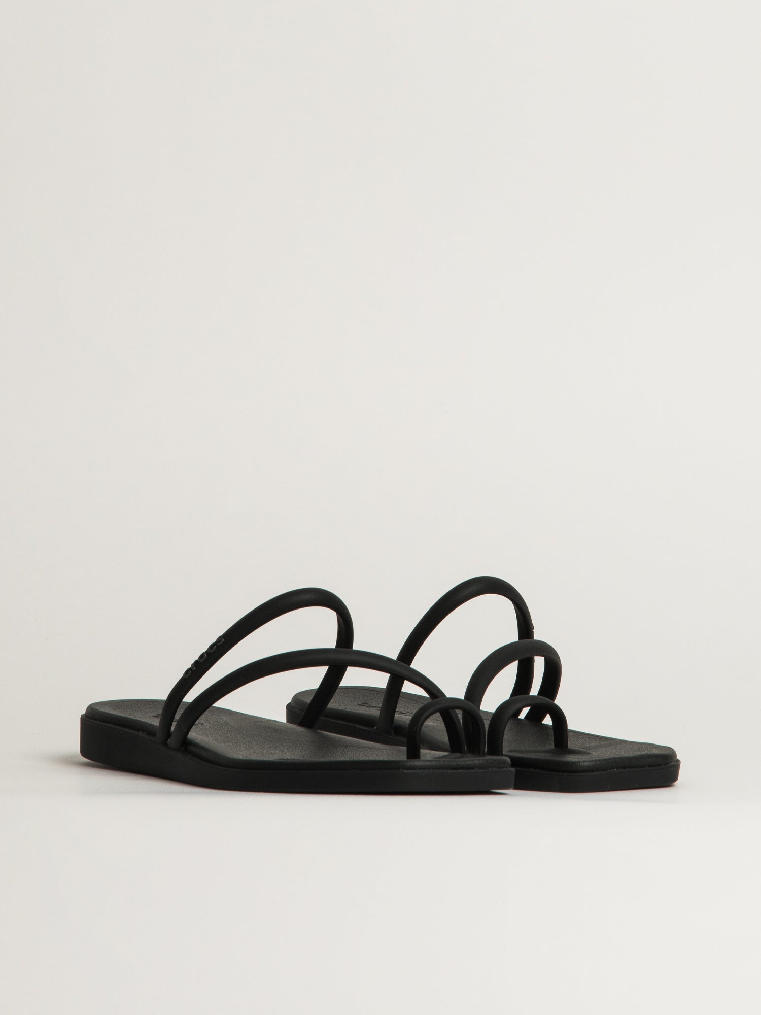 WOMENS CROCS MIAMI TOE LOOP SANDAL - BLACK - Image 2