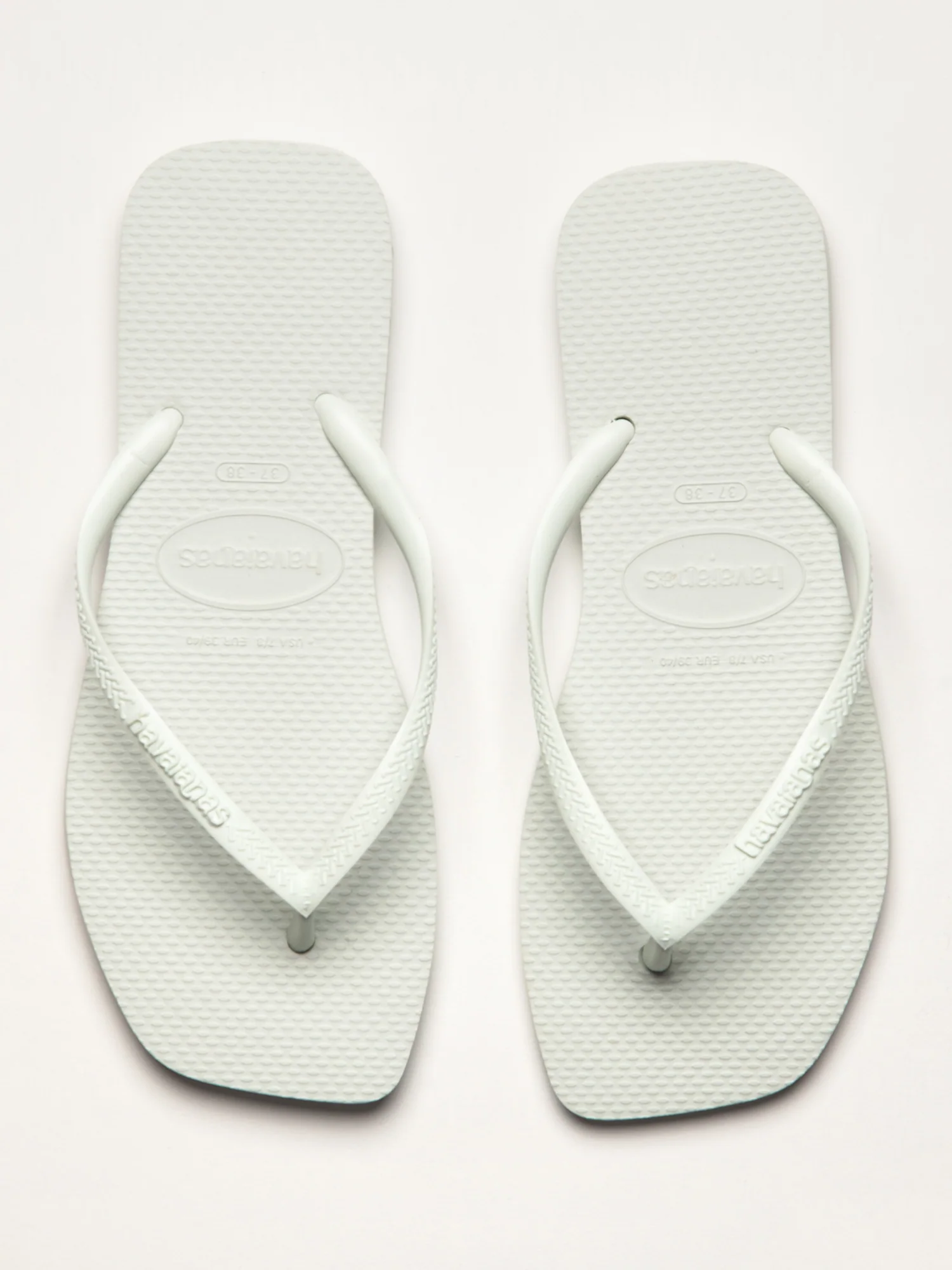 WOMENS HAVAIANAS SLIM SQUARE - WHITE - Image 2