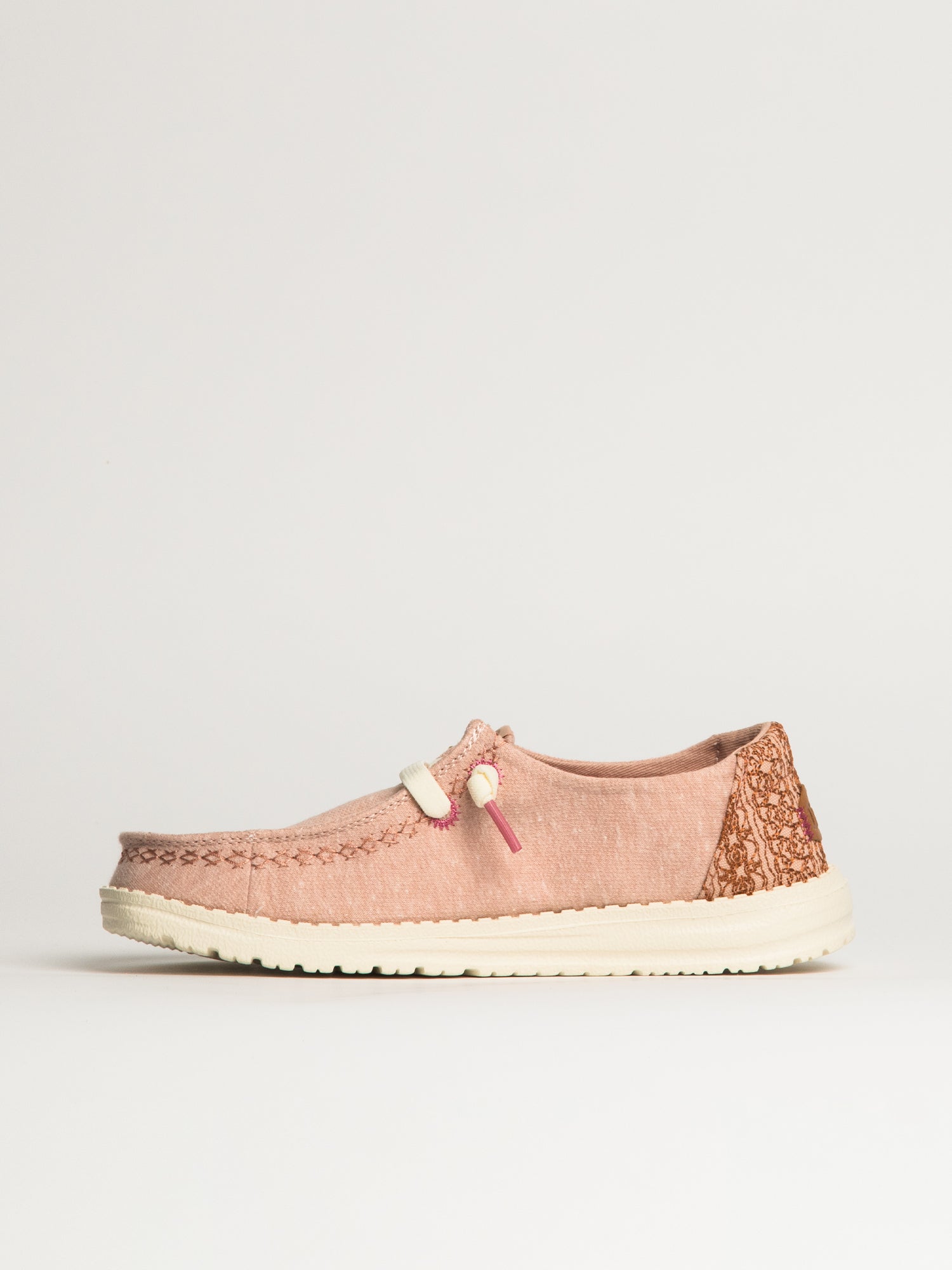 WOMENS HEY DUDE WENDY BREAK SURF JERSEY SNEAKER - ROSE - Image 3