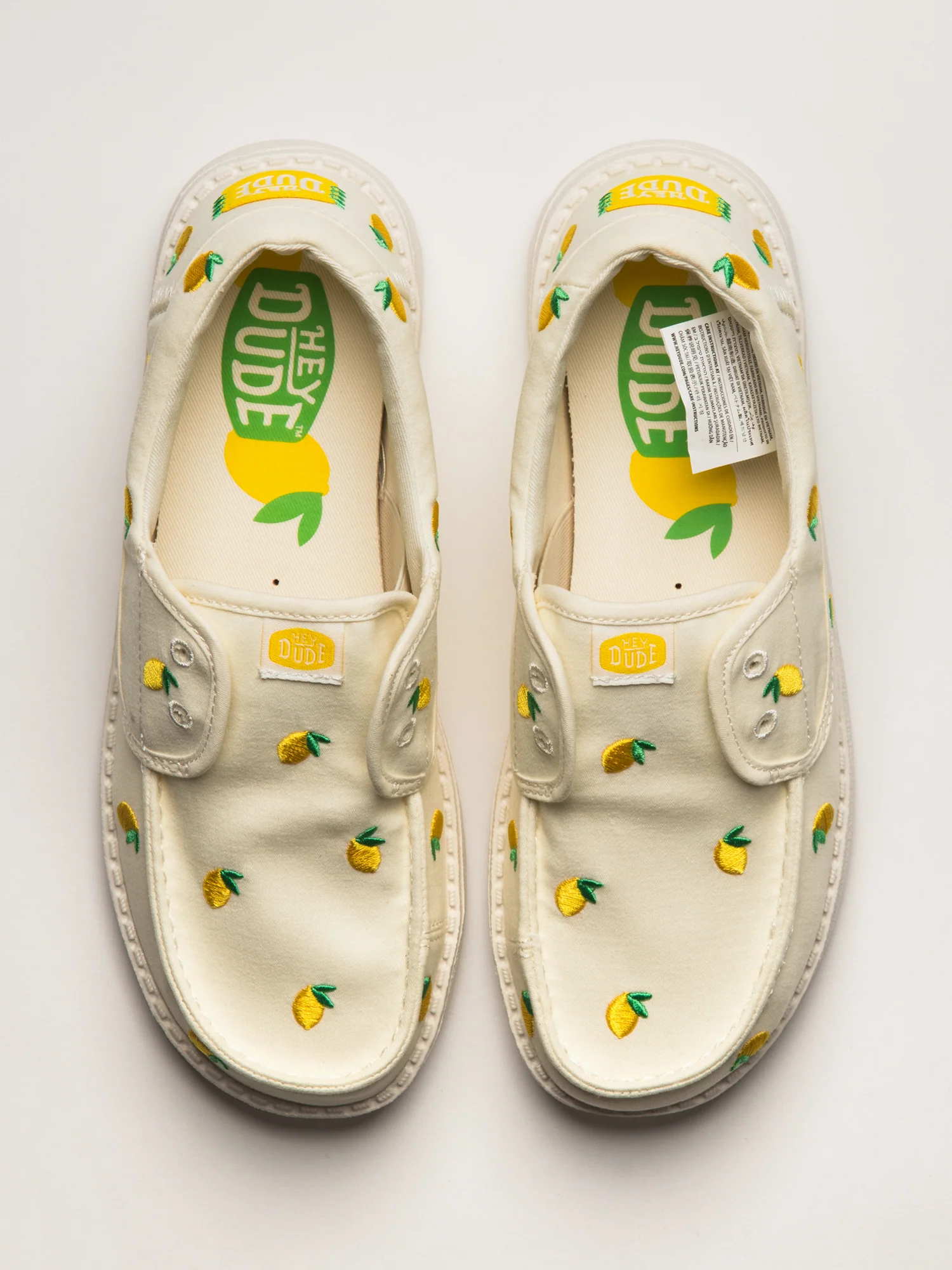 WOMENS HEY DUDE WENDY CRU EMBROIDERED LEMONS - Image 4