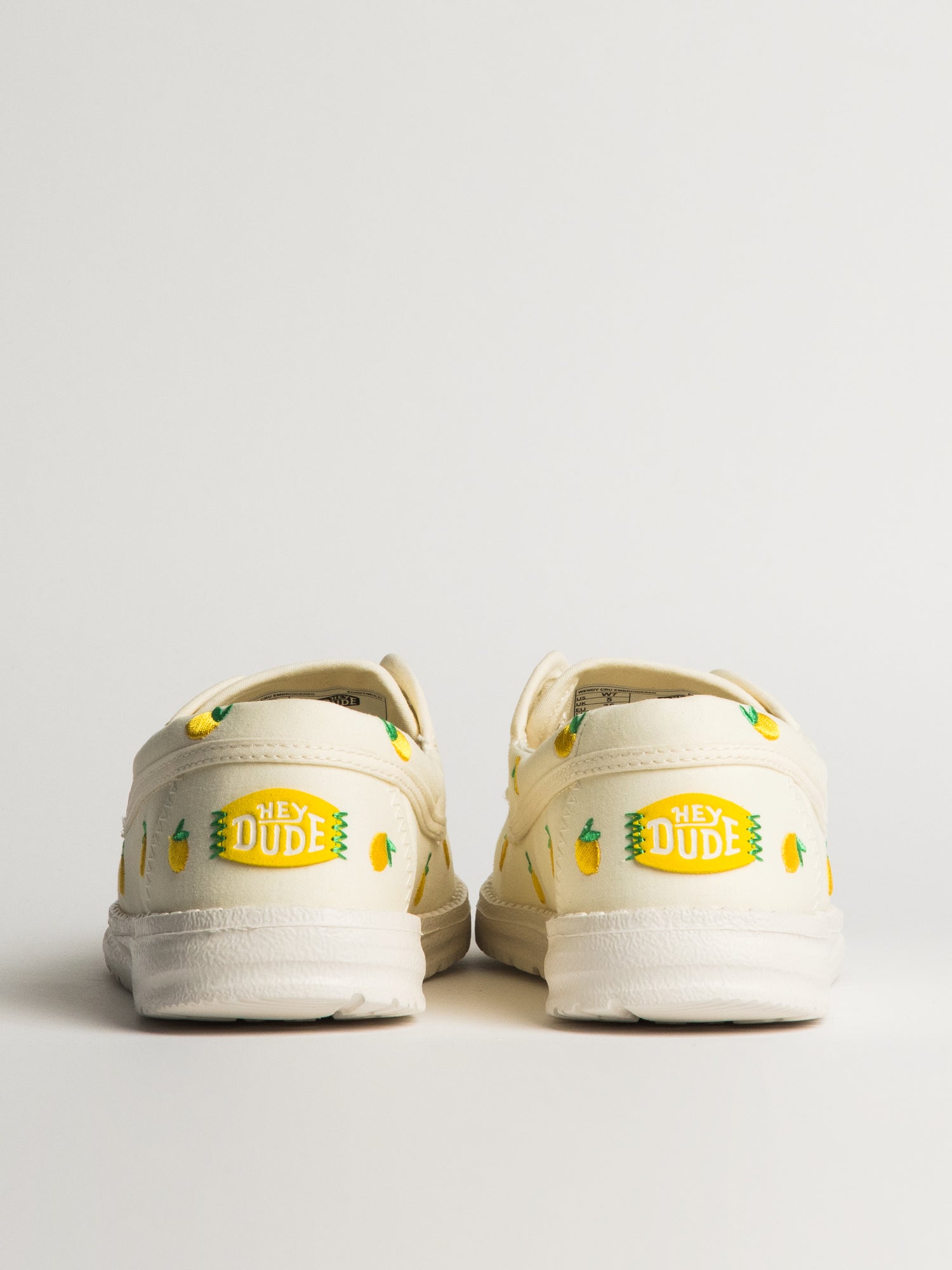 WOMENS HEY DUDE WENDY CRU EMBROIDERED LEMONS - Image 5