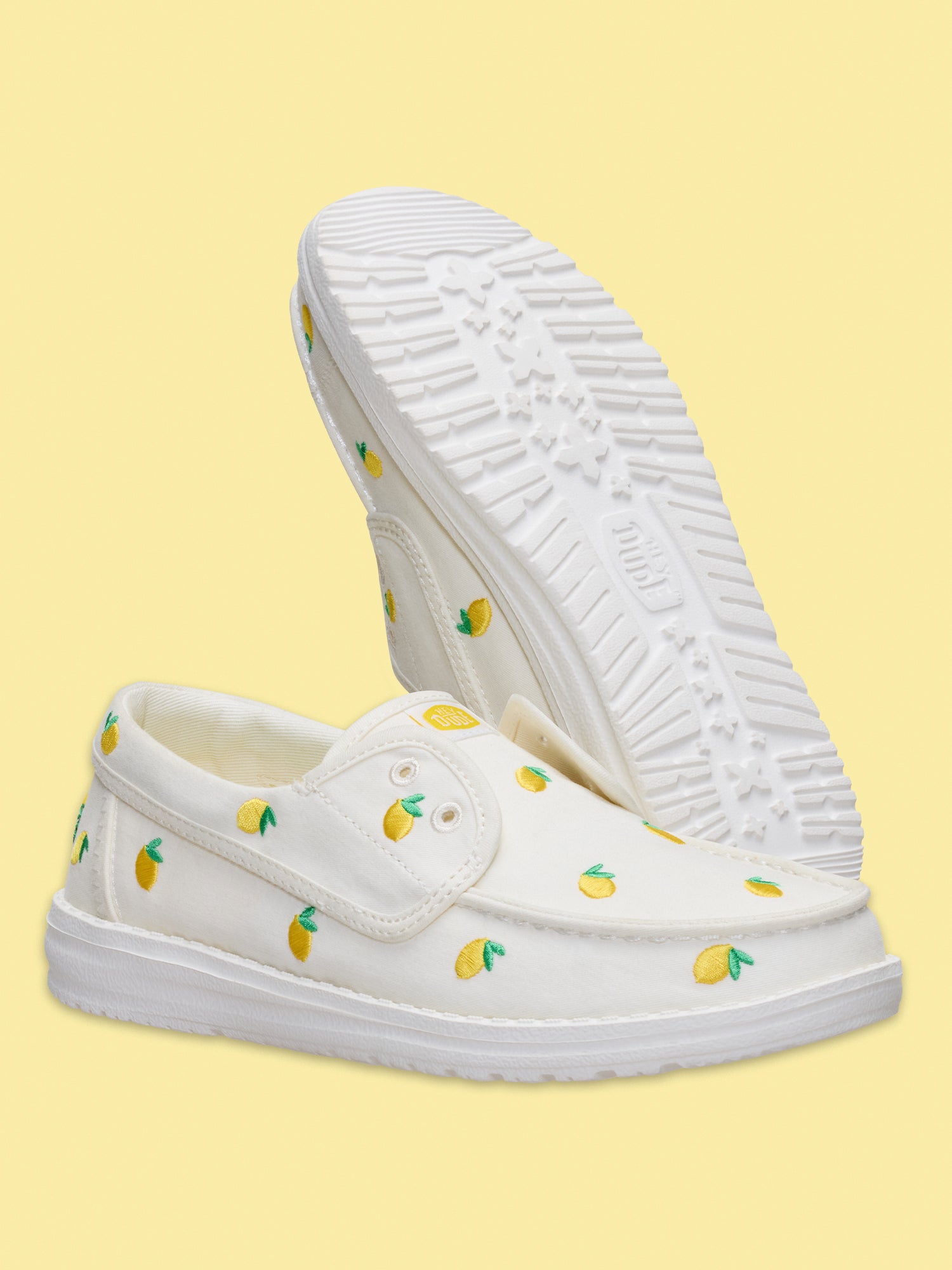 WOMENS HEY DUDE WENDY CRU EMBROIDERED LEMONS - Image 8