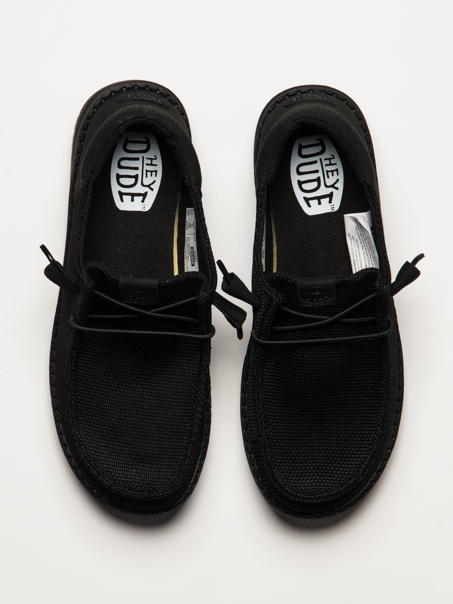 WOMENS HEYDUDE WENDY FUNK MONO SNEAKER - BLACK - Image 4