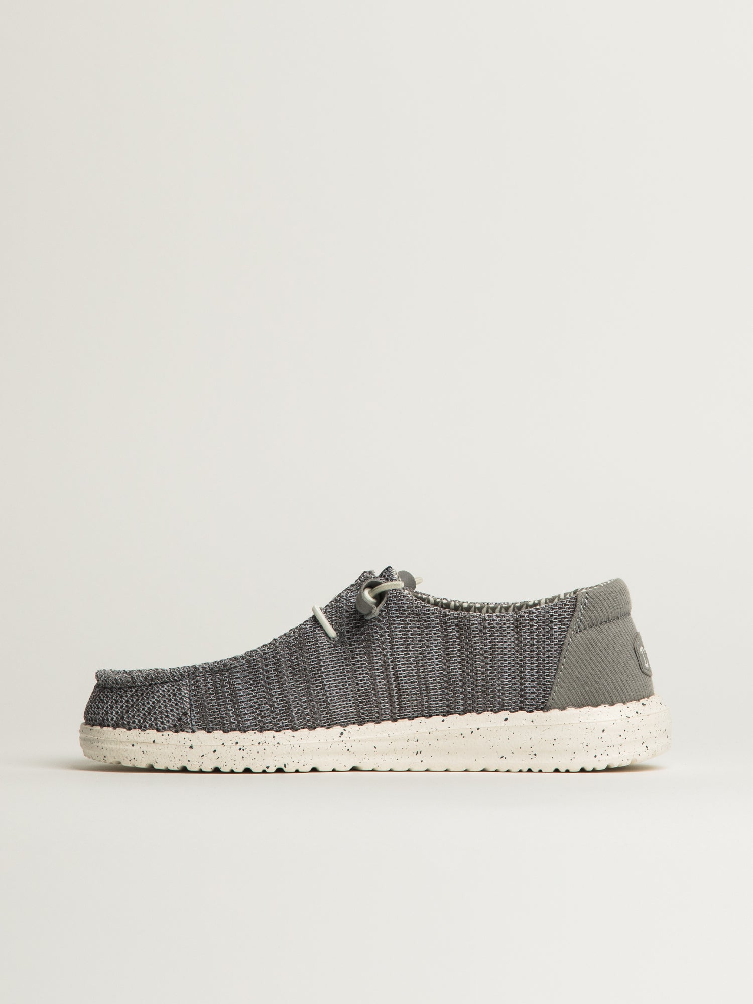 WOMENS HEY DUDE WENDY STRETCH SOX SNEAKER - LIGHT GREY - Image 3