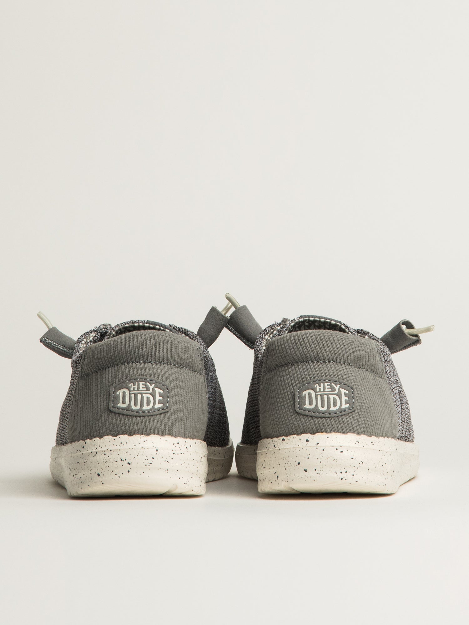 WOMENS HEY DUDE WENDY STRETCH SOX SNEAKER - LIGHT GREY - Image 5