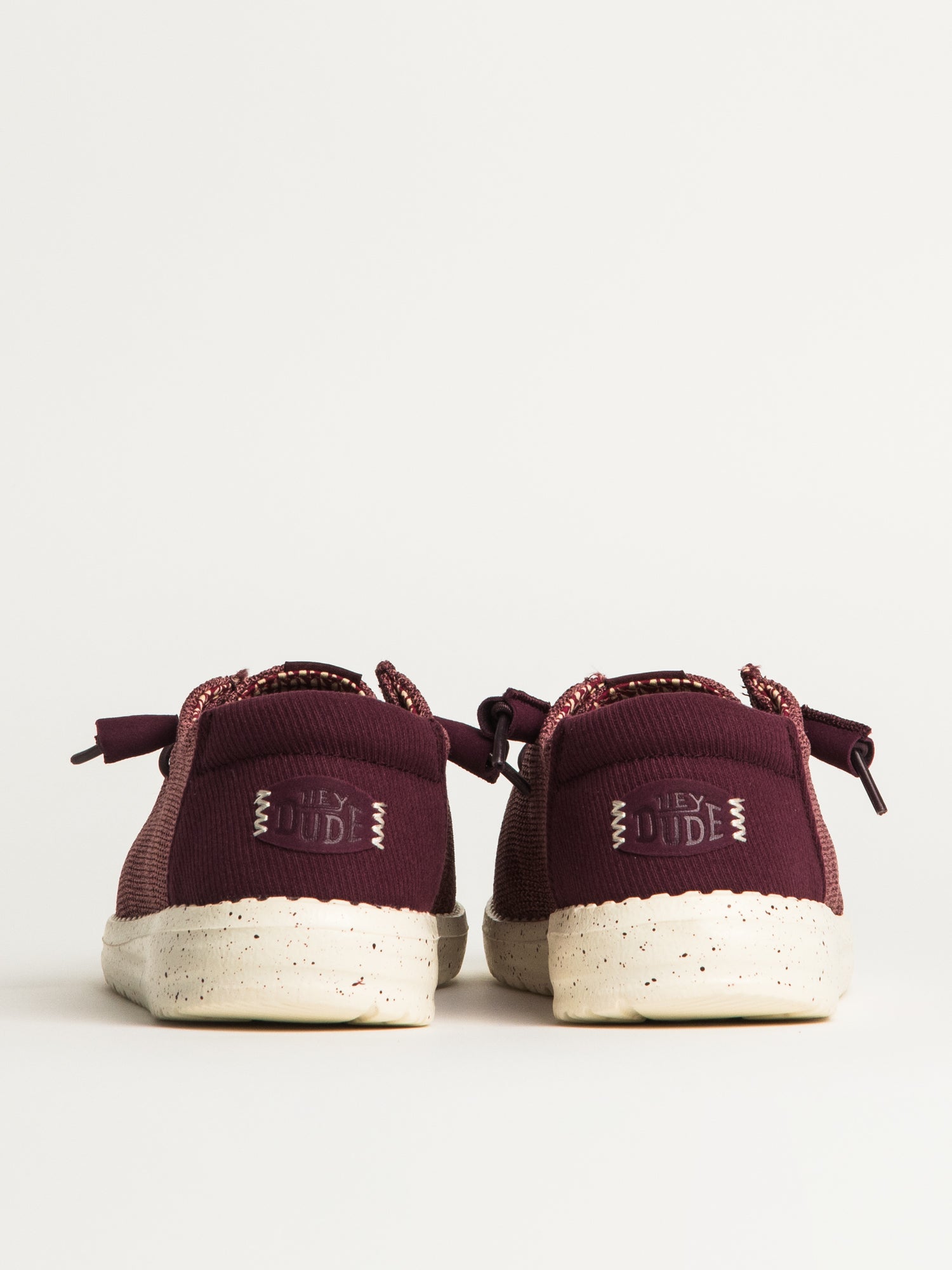 WOMENS HEYDUDE WENDY STRETCH SOX - BURGUNDY - Image 5