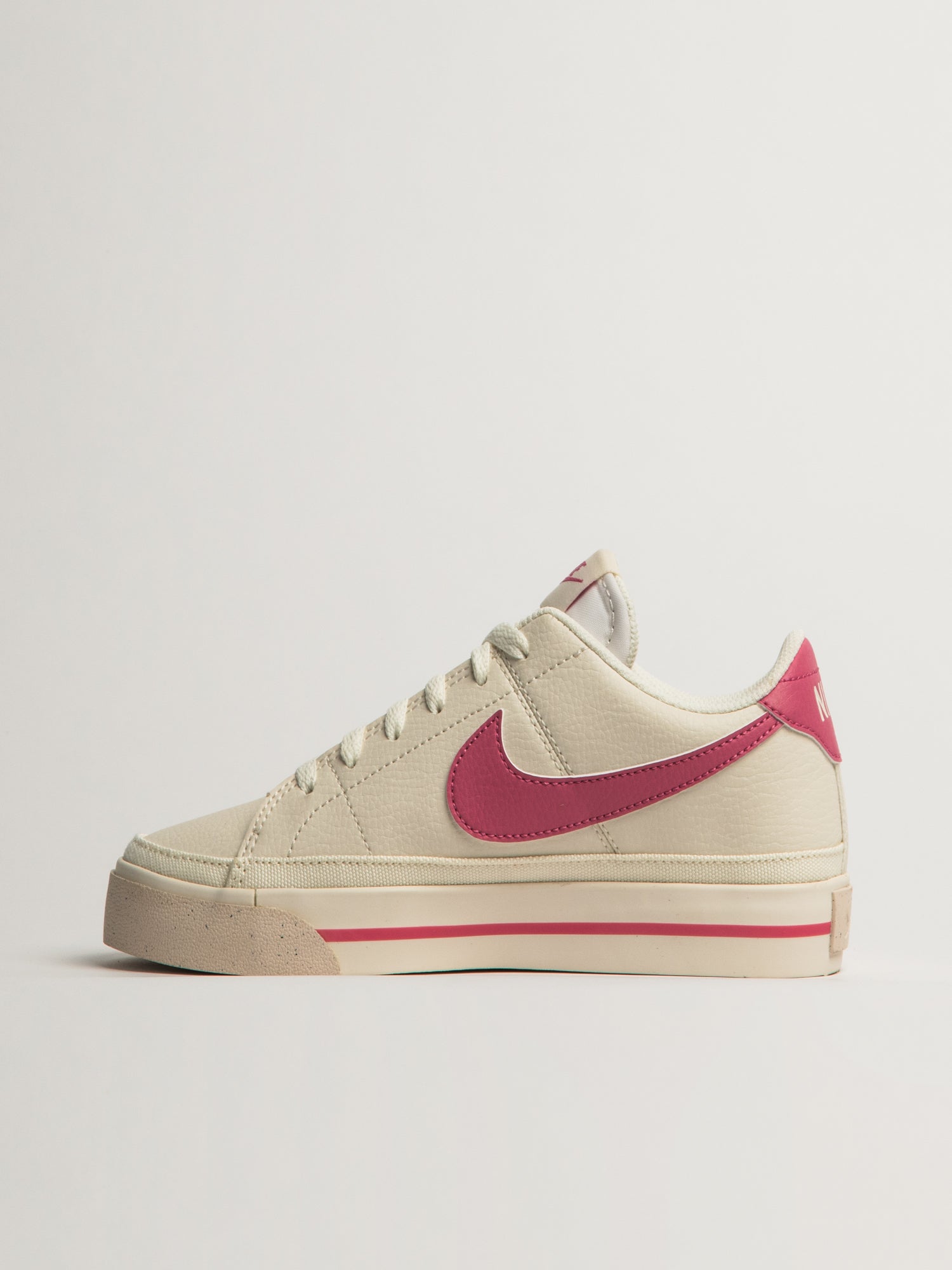 WOMENS NIKE COURT LEGACY NEXT NATURE SNEAKER - WHITE/PINK - Image 3