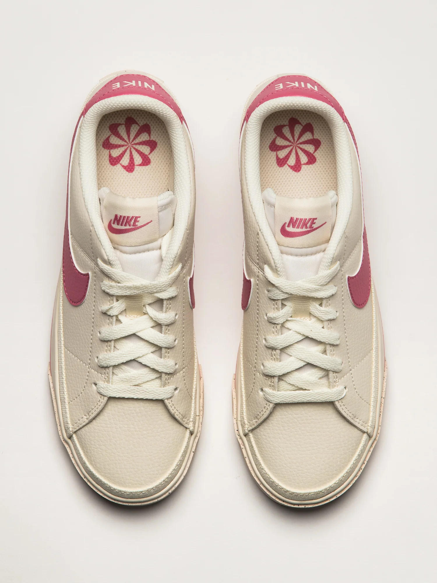 WOMENS NIKE COURT LEGACY NEXT NATURE SNEAKER - WHITE/PINK - Image 4