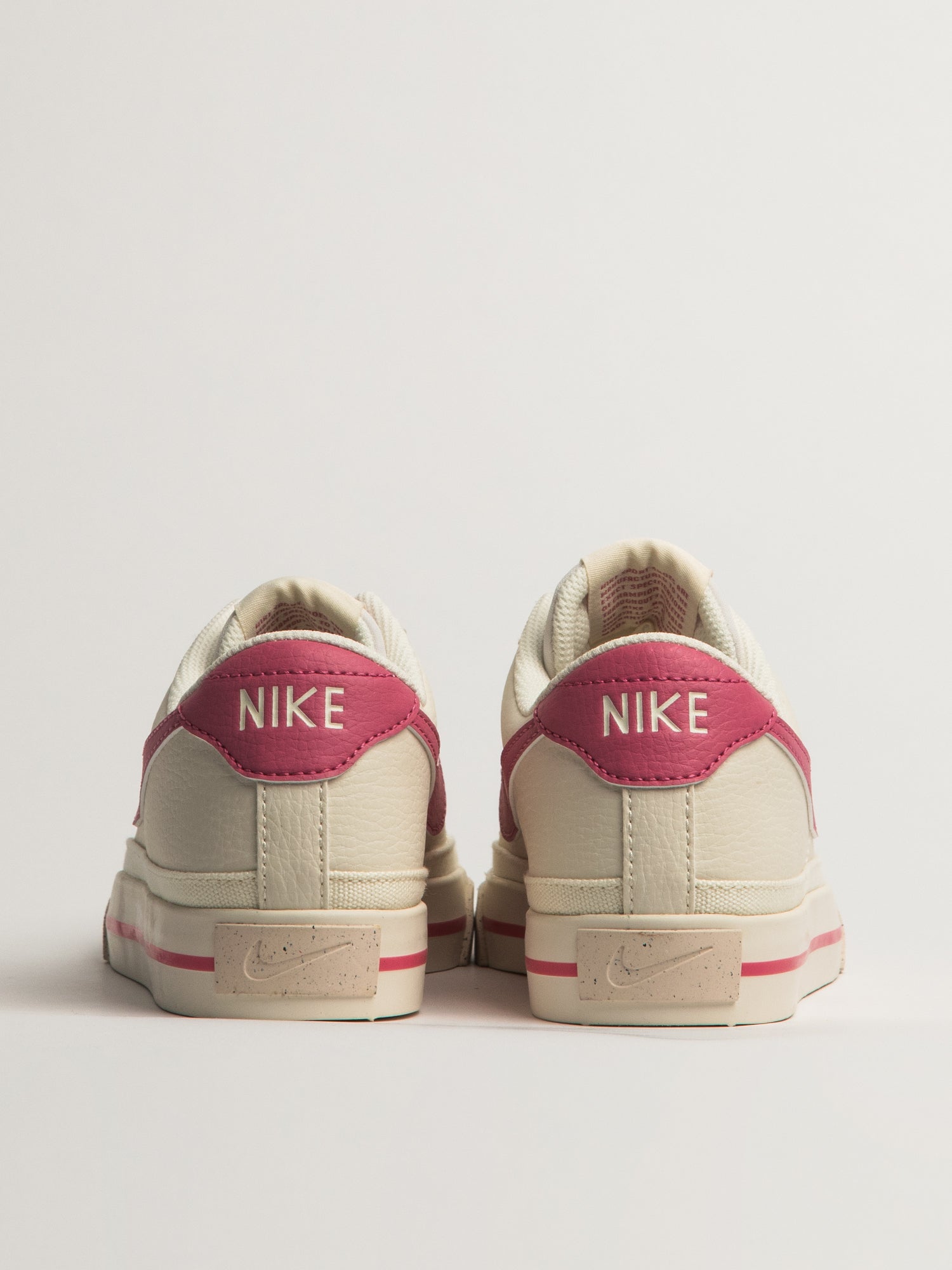 WOMENS NIKE COURT LEGACY NEXT NATURE SNEAKER - WHITE/PINK - Image 5