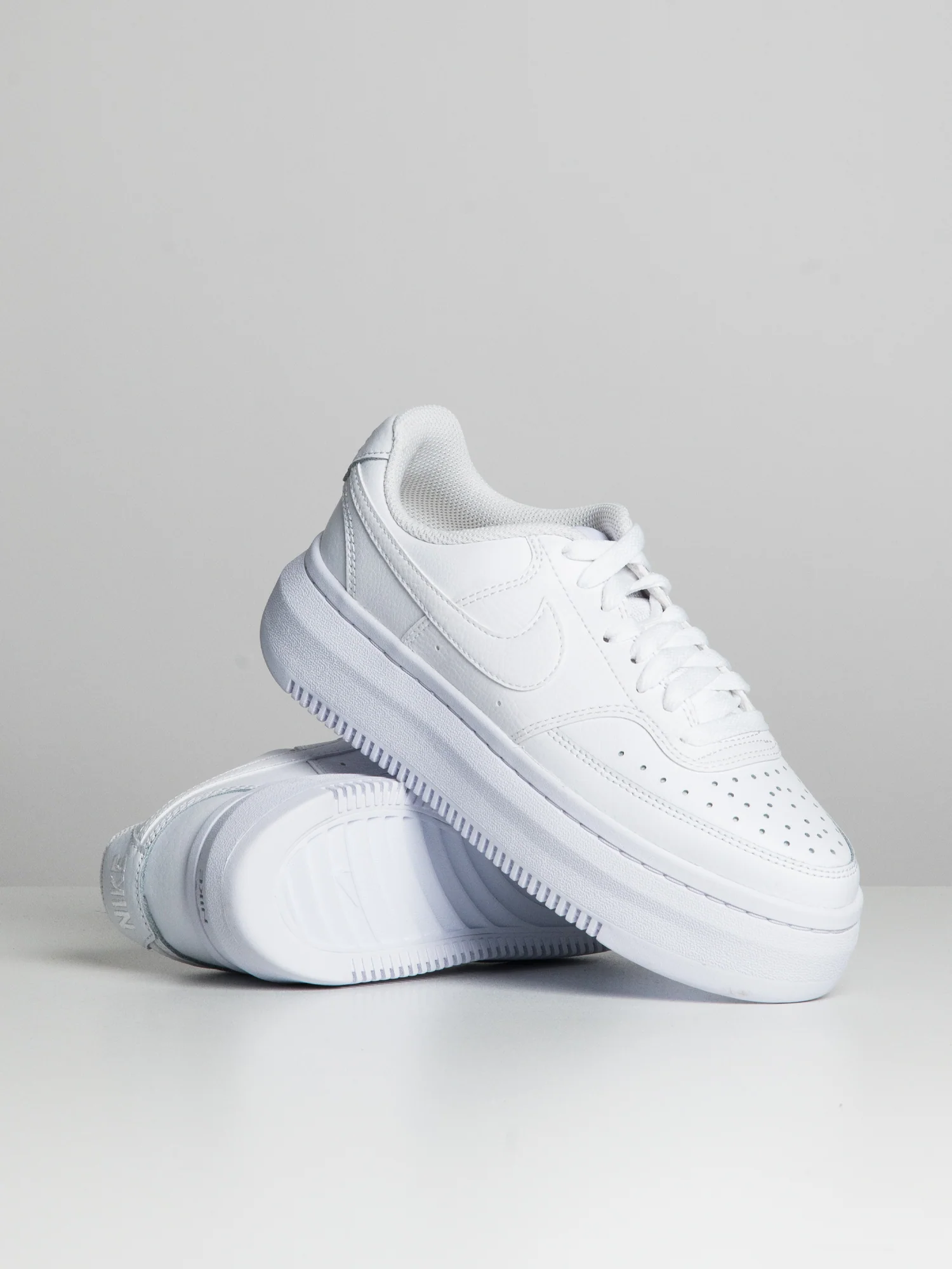 WOMENS NIKE COURT VISION ALTA LEATHER SNEAKER - WHITE - Image 2