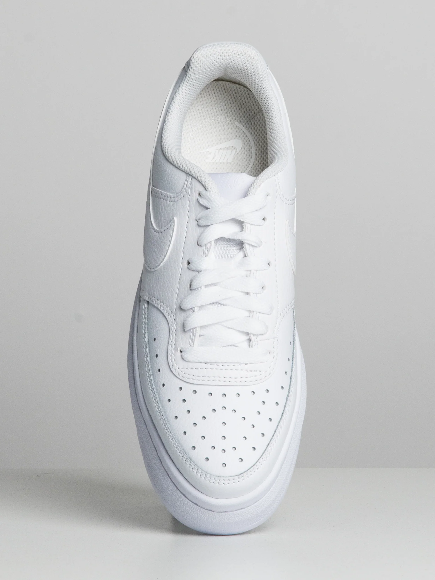 WOMENS NIKE COURT VISION ALTA LEATHER SNEAKER - WHITE - Image 5