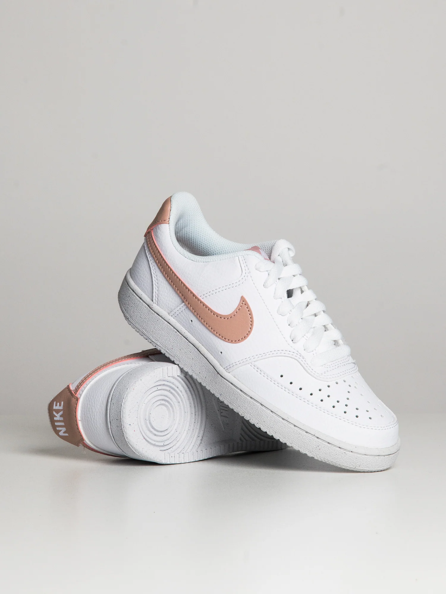 WOMENS NIKE COURT VISION LO NEXT NATURE SNEAKER - WHITE/PINK OXFORD - Image 2