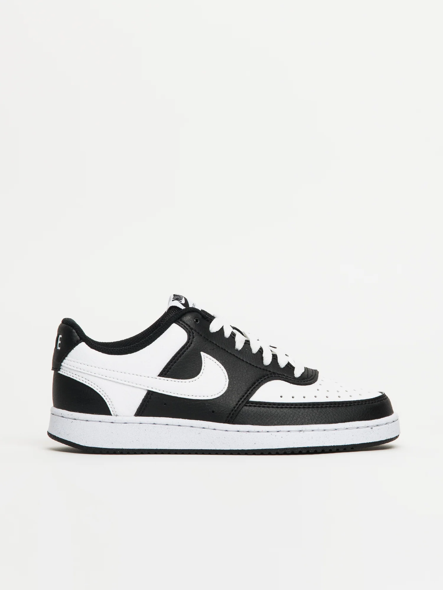 WOMENS NIKE COURT VISION LOW NEXT NATURE SNEAKER - BLACK/WHITE