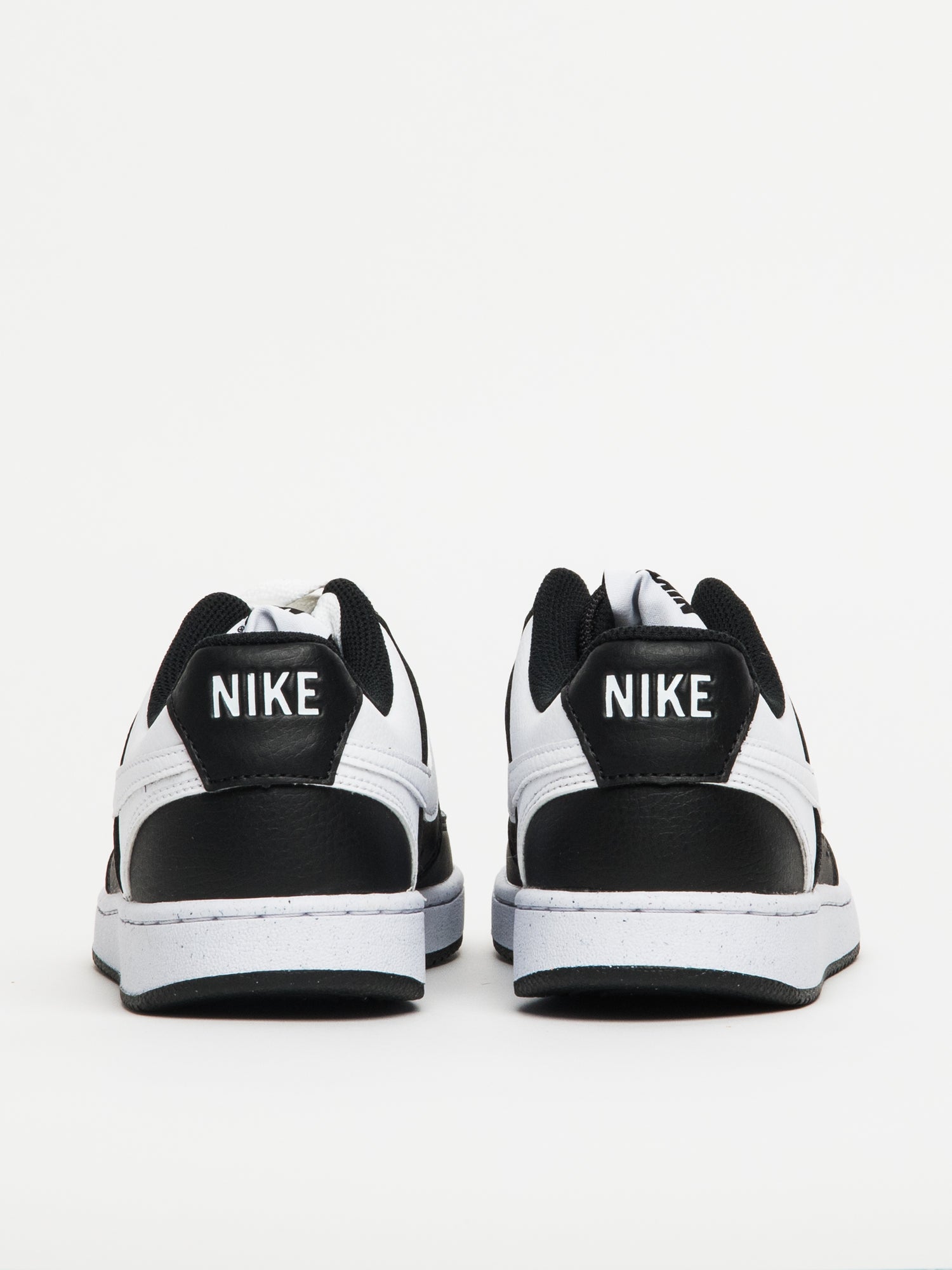 WOMENS NIKE COURT VISION LOW NEXT NATURE SNEAKER - BLACK/WHITE - Image 5