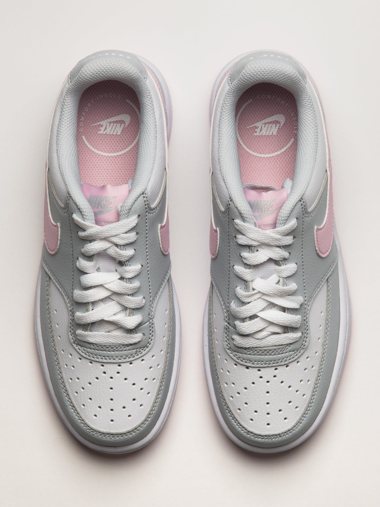 WOMENS NIKE COURT VISION SNEAKER - PINK FOAM - Image 4