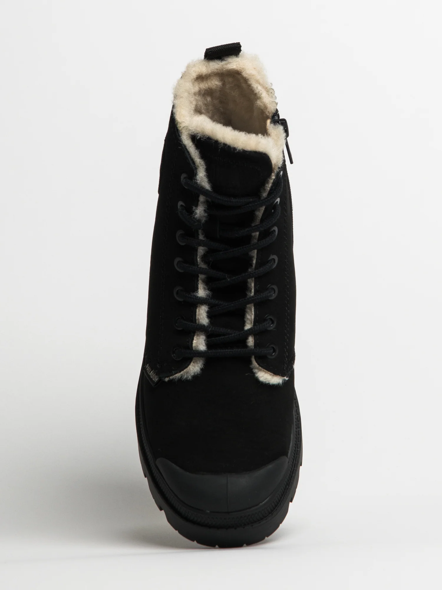 WOMENS PALLADIUM PALLABASE WOOL-LINED NUBUCK ZIP - CLEARANCE - Image 5