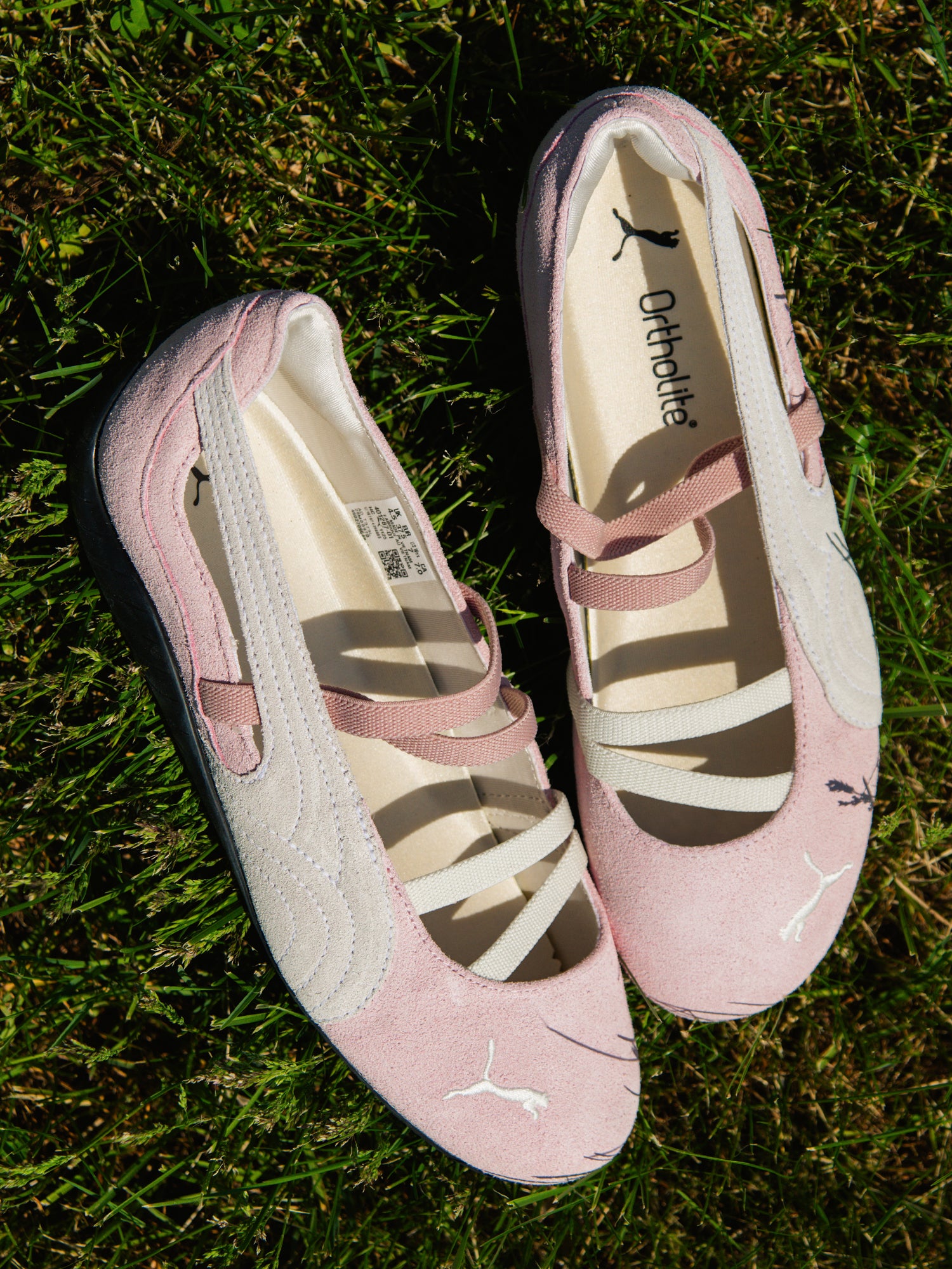 WOMENS PUMA SPEEDCAT BALLET SUEDE - ROSE - Image 8