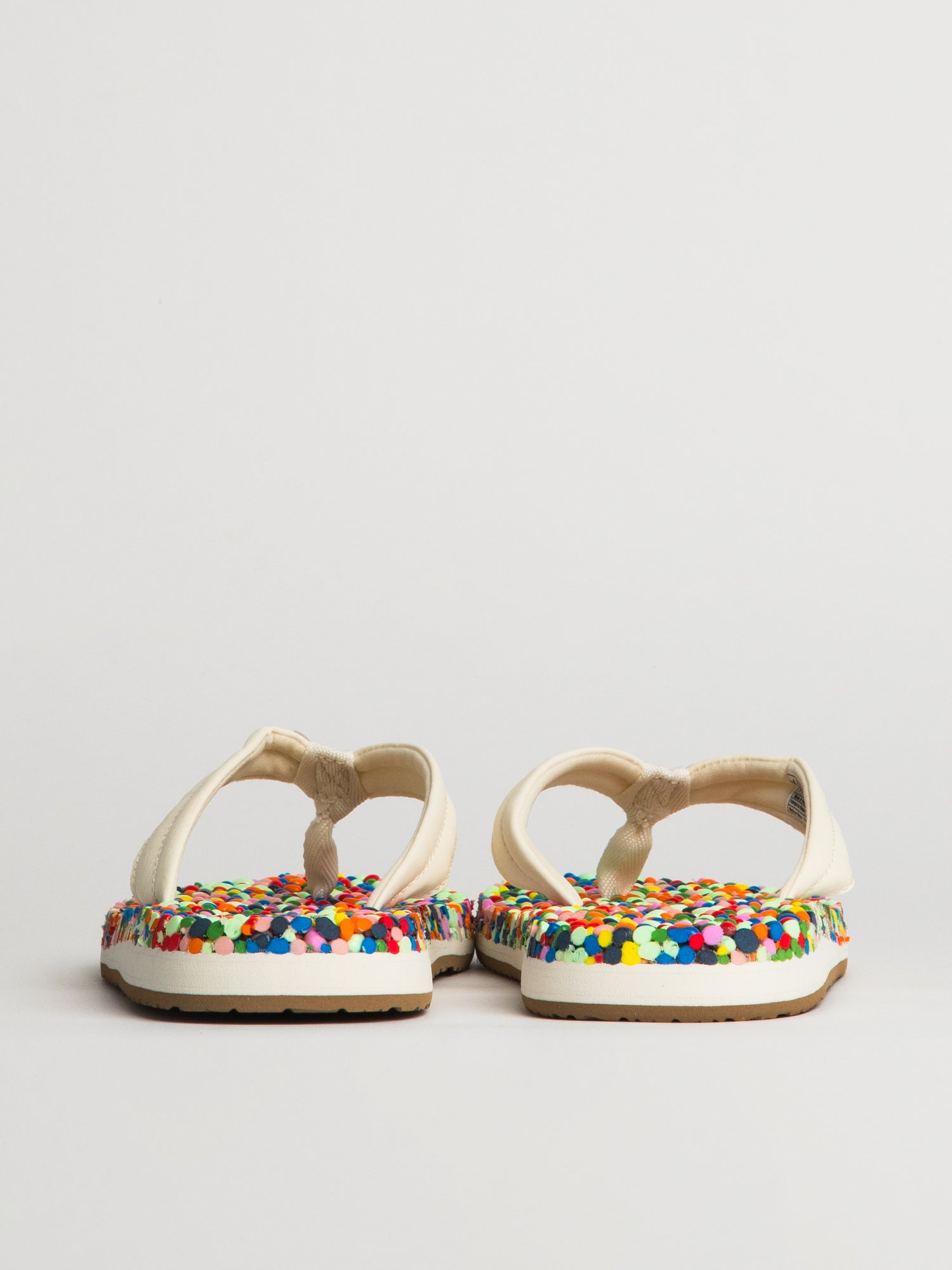 WOMENS SANUK BUBBLECUSH SANDALS - RAINBOW CONFETTI - Image 5