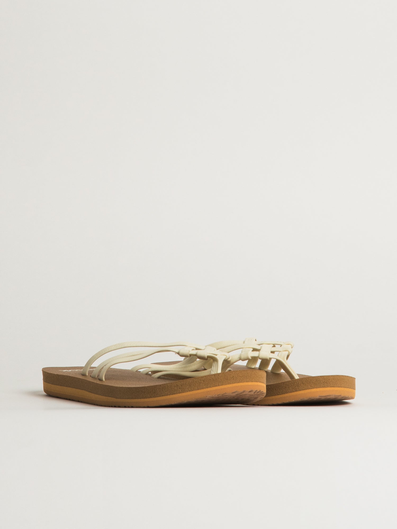 WOMENS SANUK YOGA SANDY II SANDALS - TAN/WHITE - Image 3