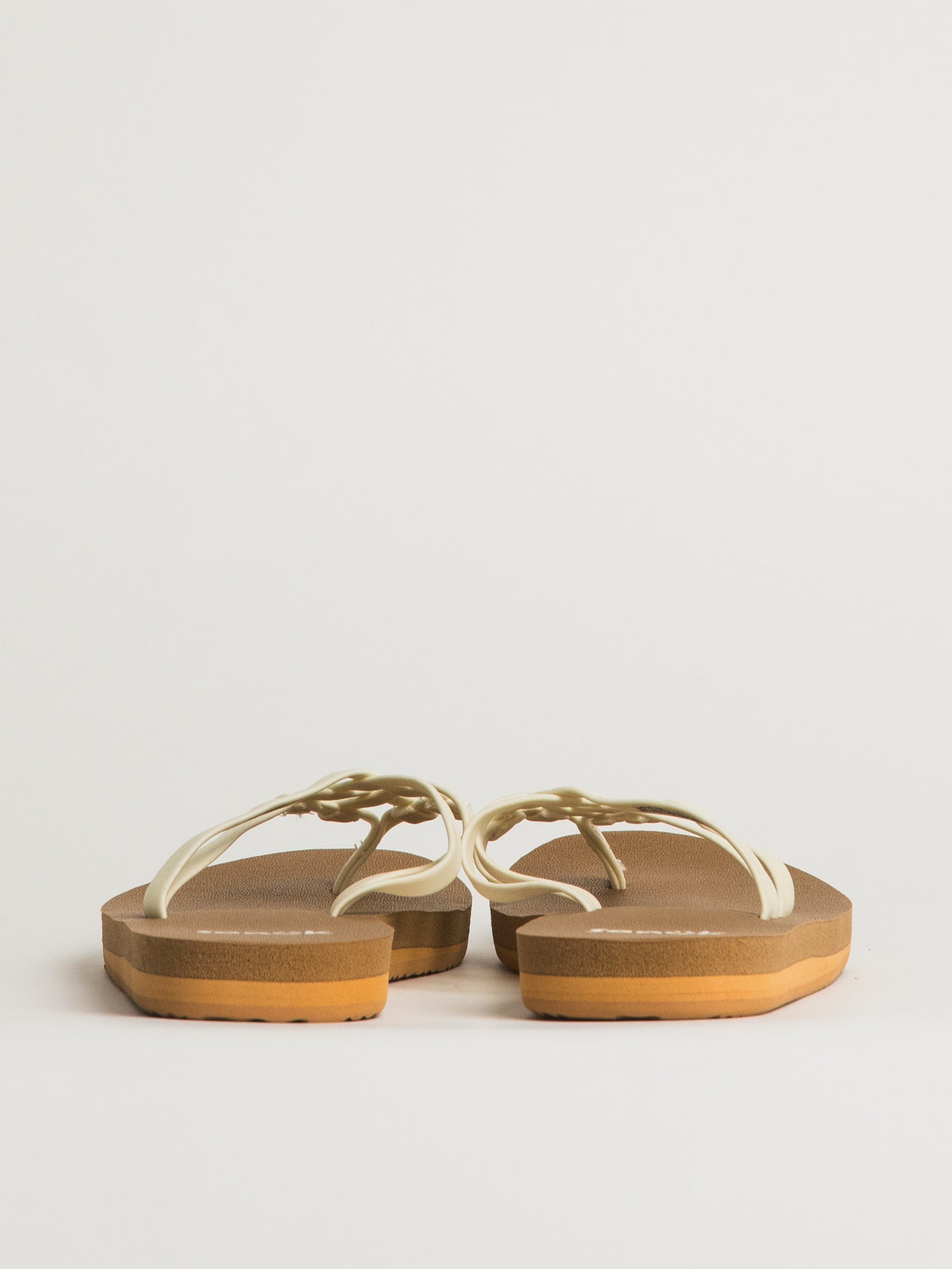 WOMENS SANUK YOGA SANDY II SANDALS - TAN/WHITE - Image 5