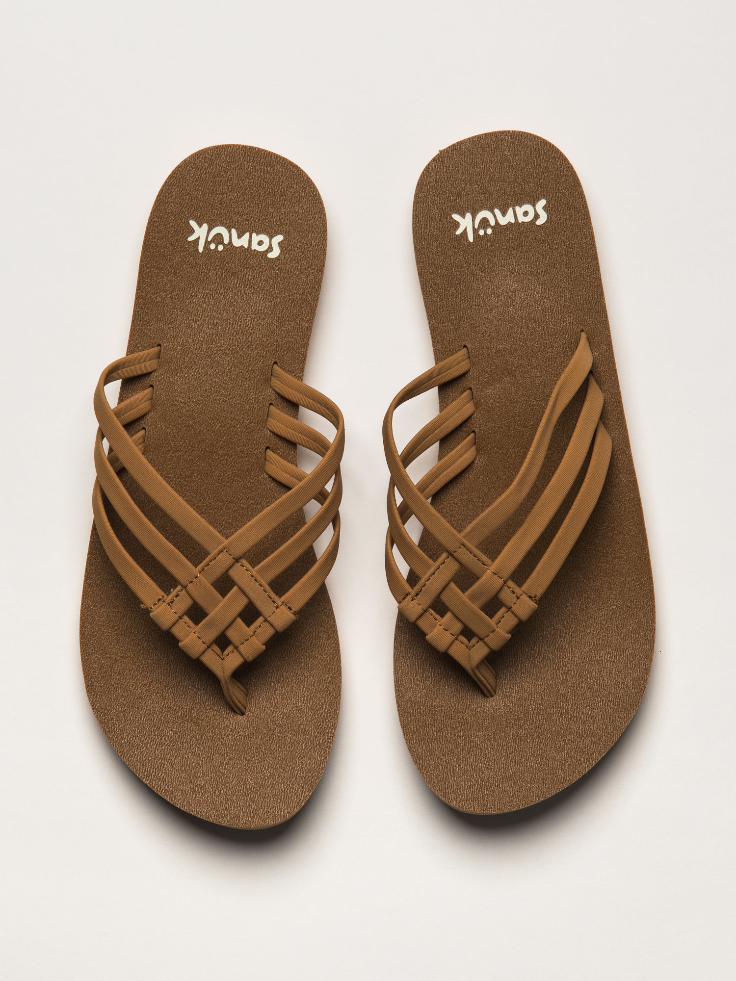 WOMENS SANUK YOGA SANDY II SANDALS - TOBACCO BROWN - Image 2
