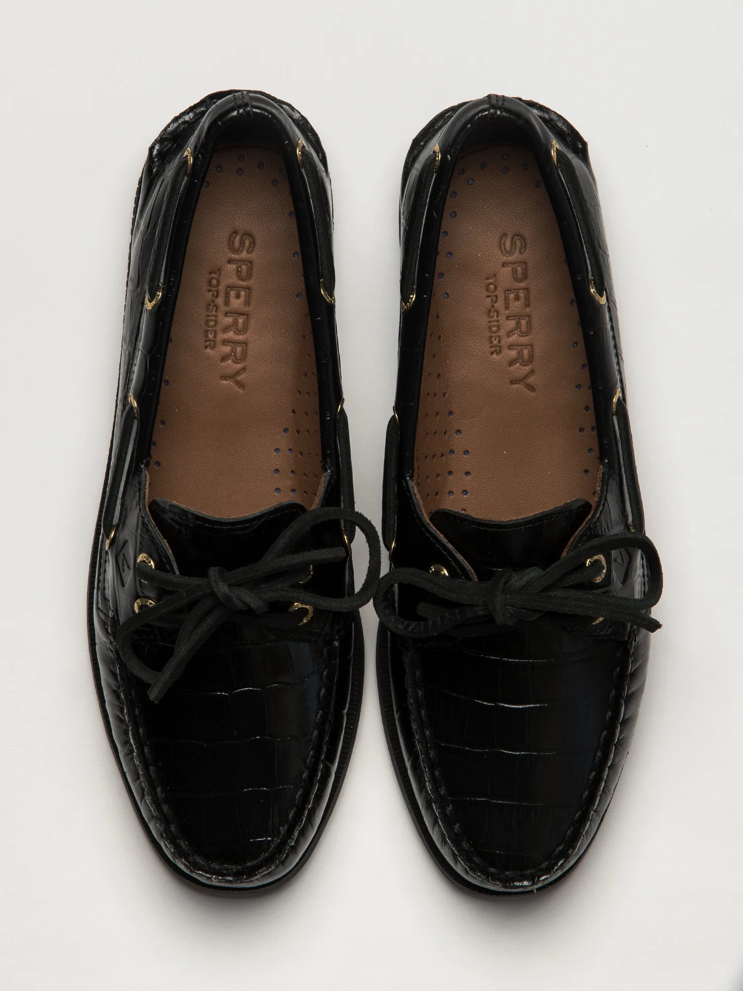 WOMENS SPERRY AO 2EYE - BLACK - Image 4
