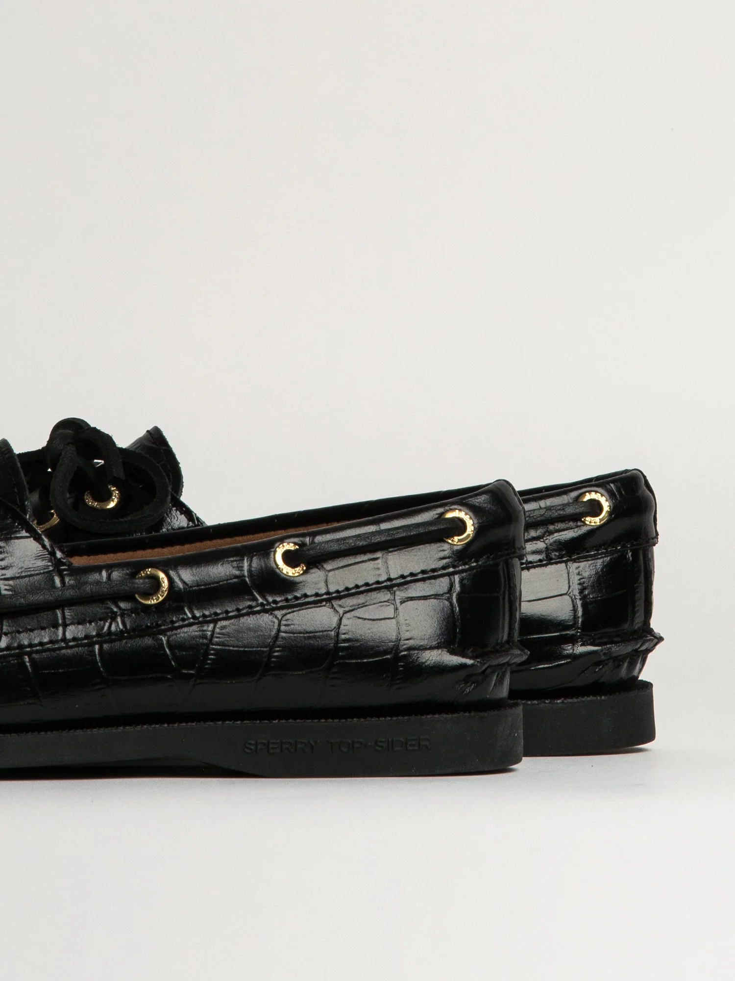 WOMENS SPERRY AO 2EYE - BLACK - Image 7