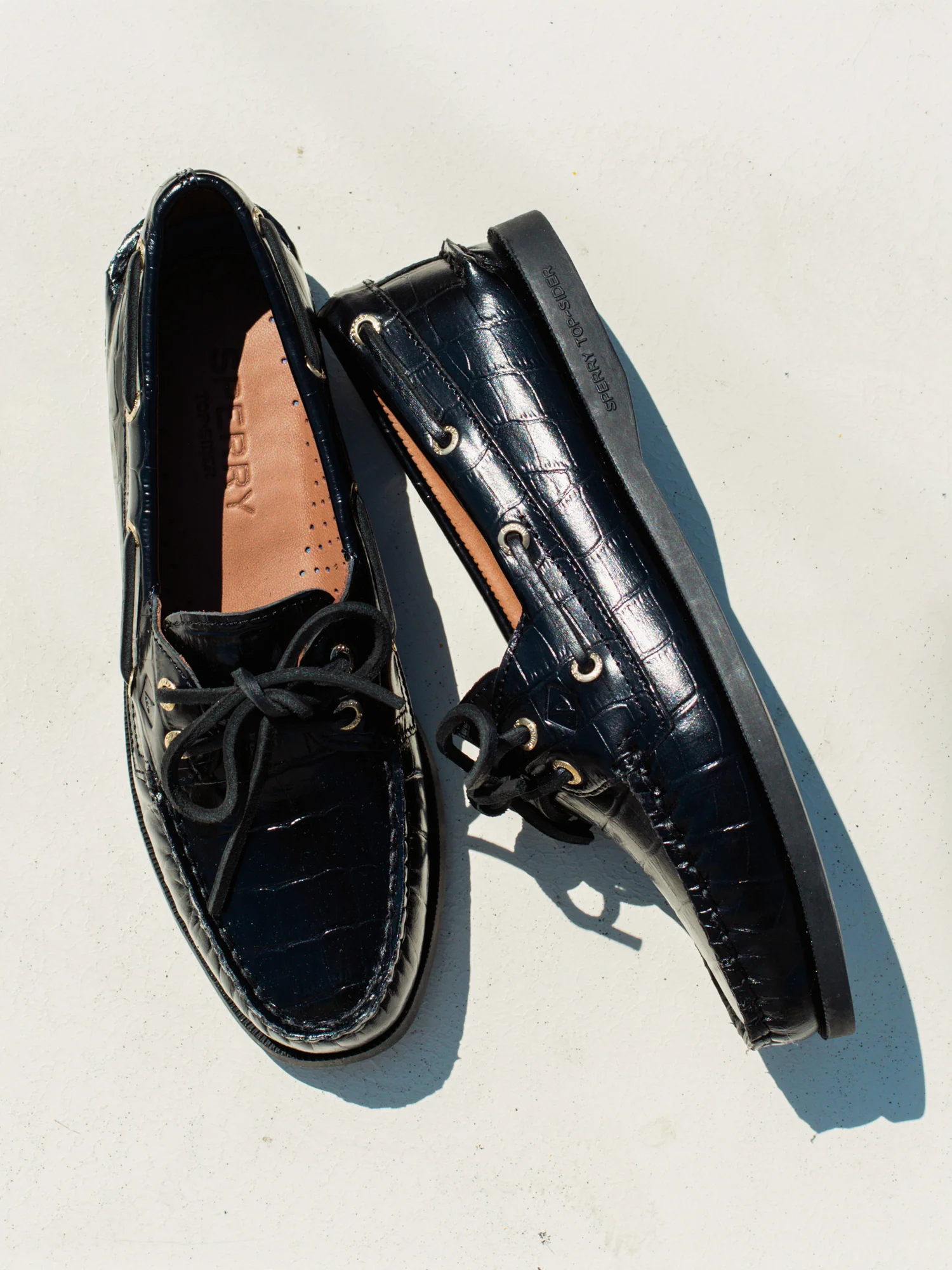 WOMENS SPERRY AO 2EYE - BLACK - Image 8