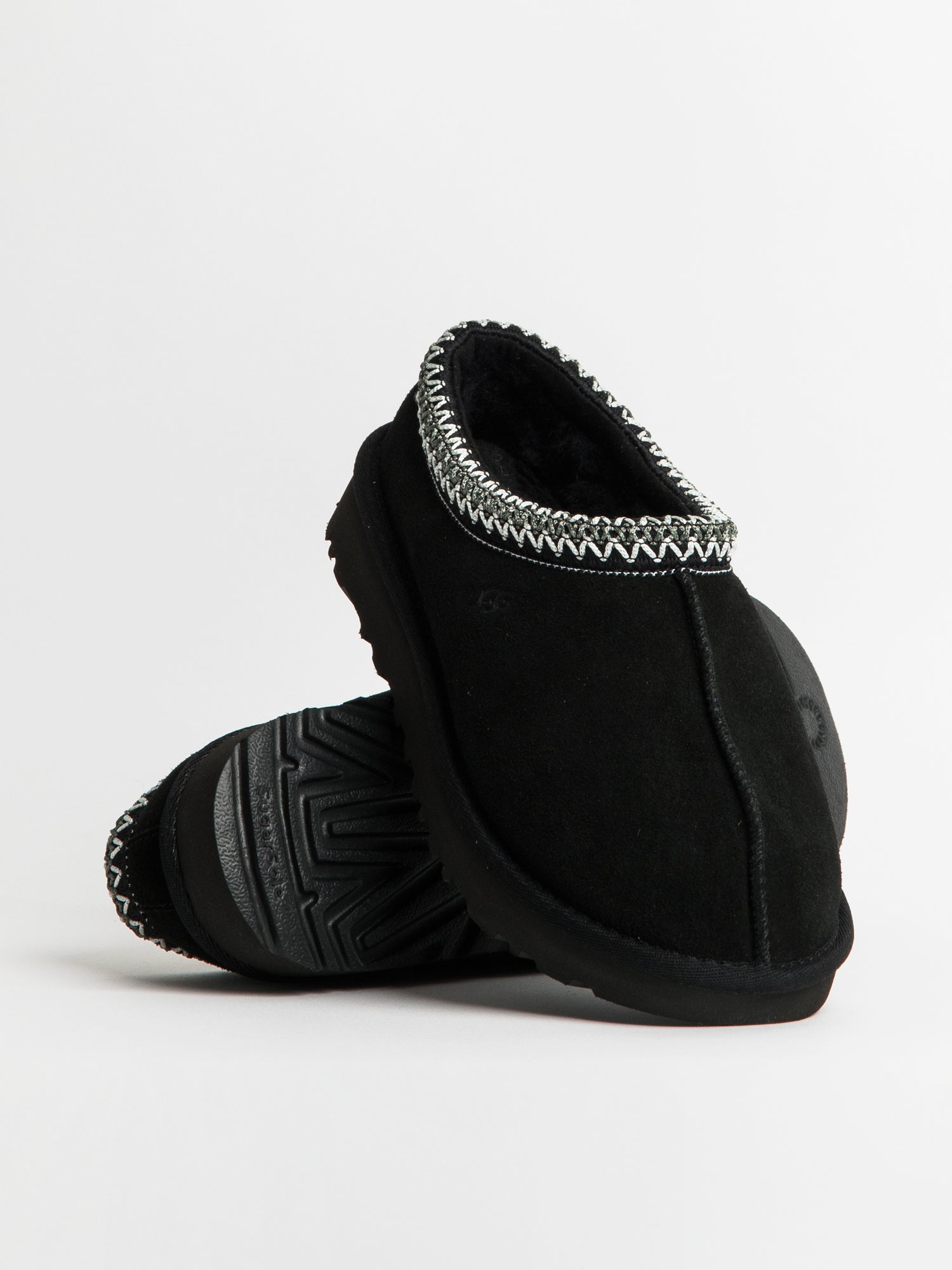 WOMENS UGG TASMAN SLIPPER - BLACK - Image 2