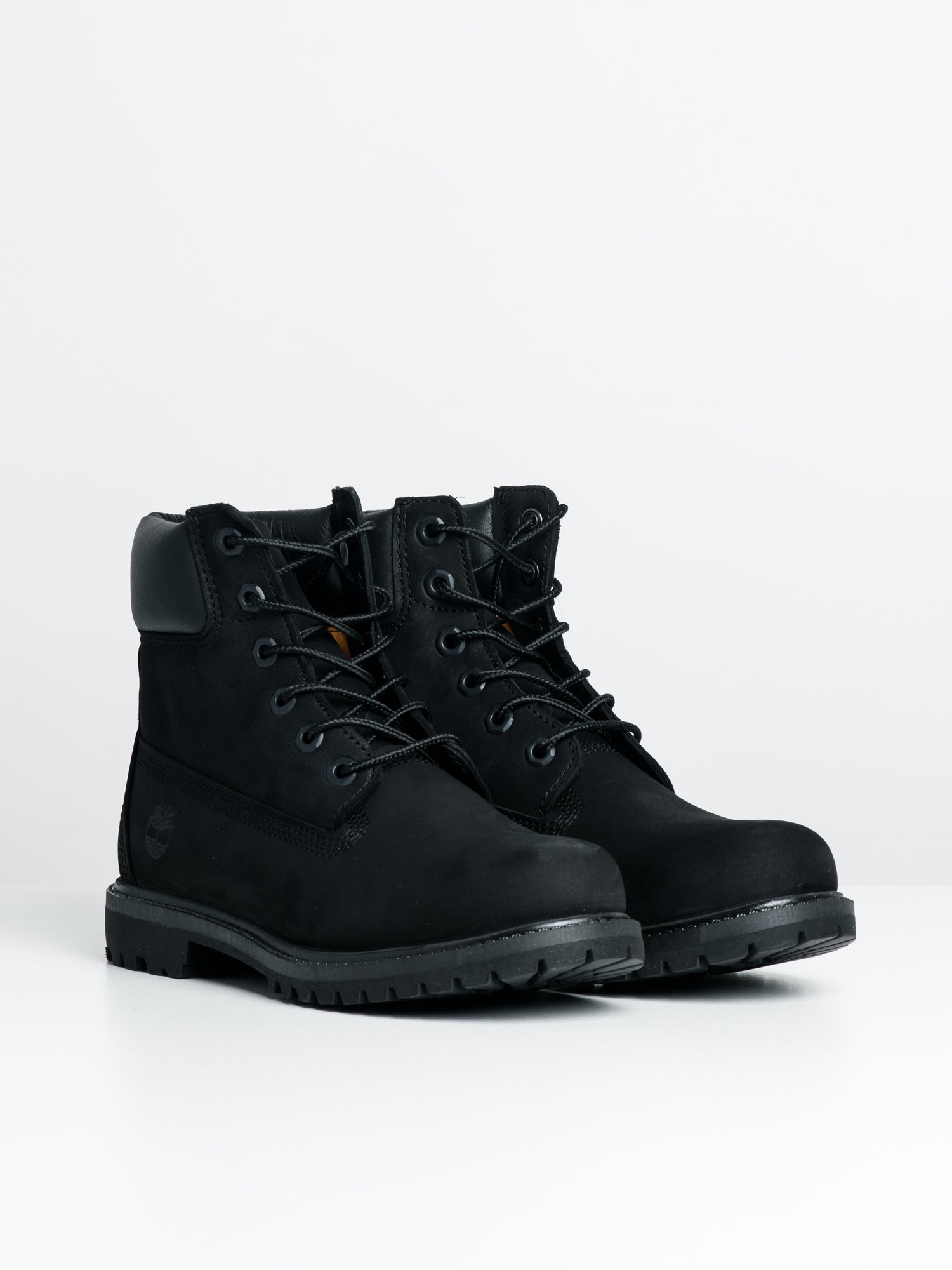 WOMENS TIMBERLAND ICON 6" PREMIUM BLACK NUBUCK BOOTS - CLEARANCE - Image 2
