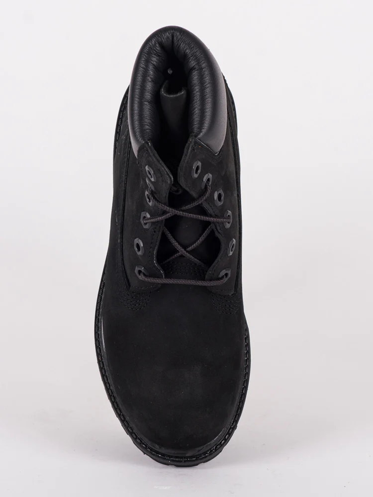 WOMENS TIMBERLAND ICON 6" PREMIUM BLACK NUBUCK BOOTS - CLEARANCE - Image 3