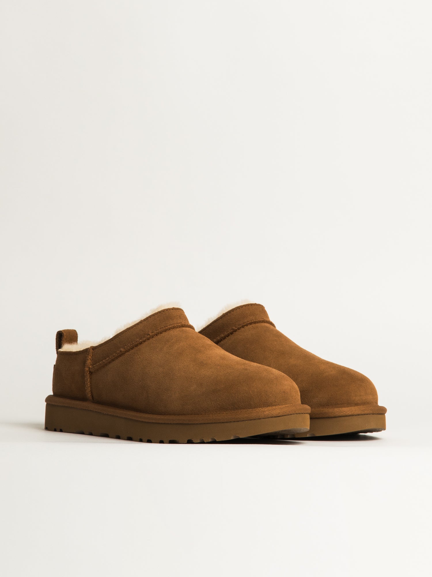 WOMENS UGG CLASSIC MICRO SLIPPER - CHESTNUT - Image 2
